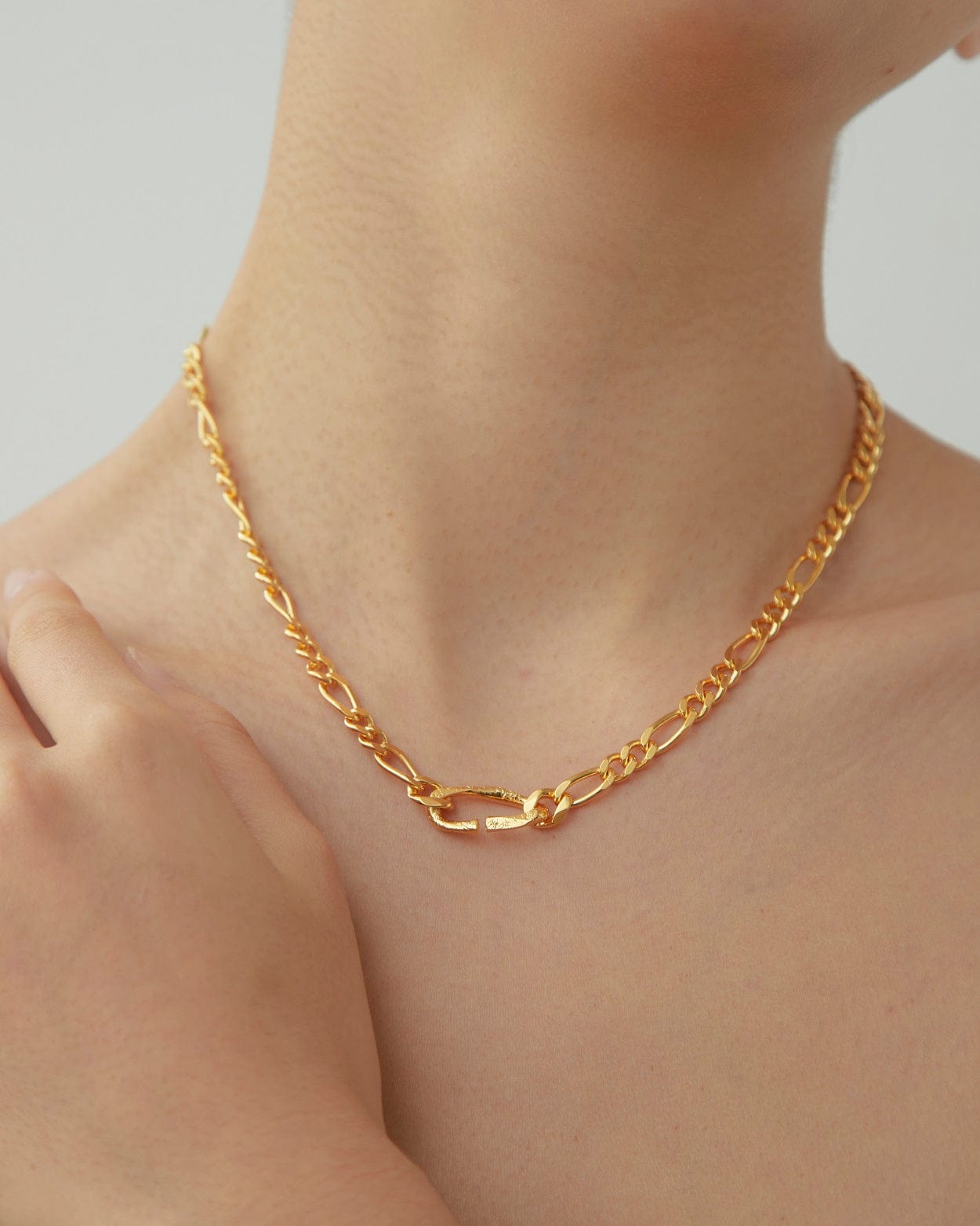 Dear Letterman Necklace Masir Gold Bold Necklace