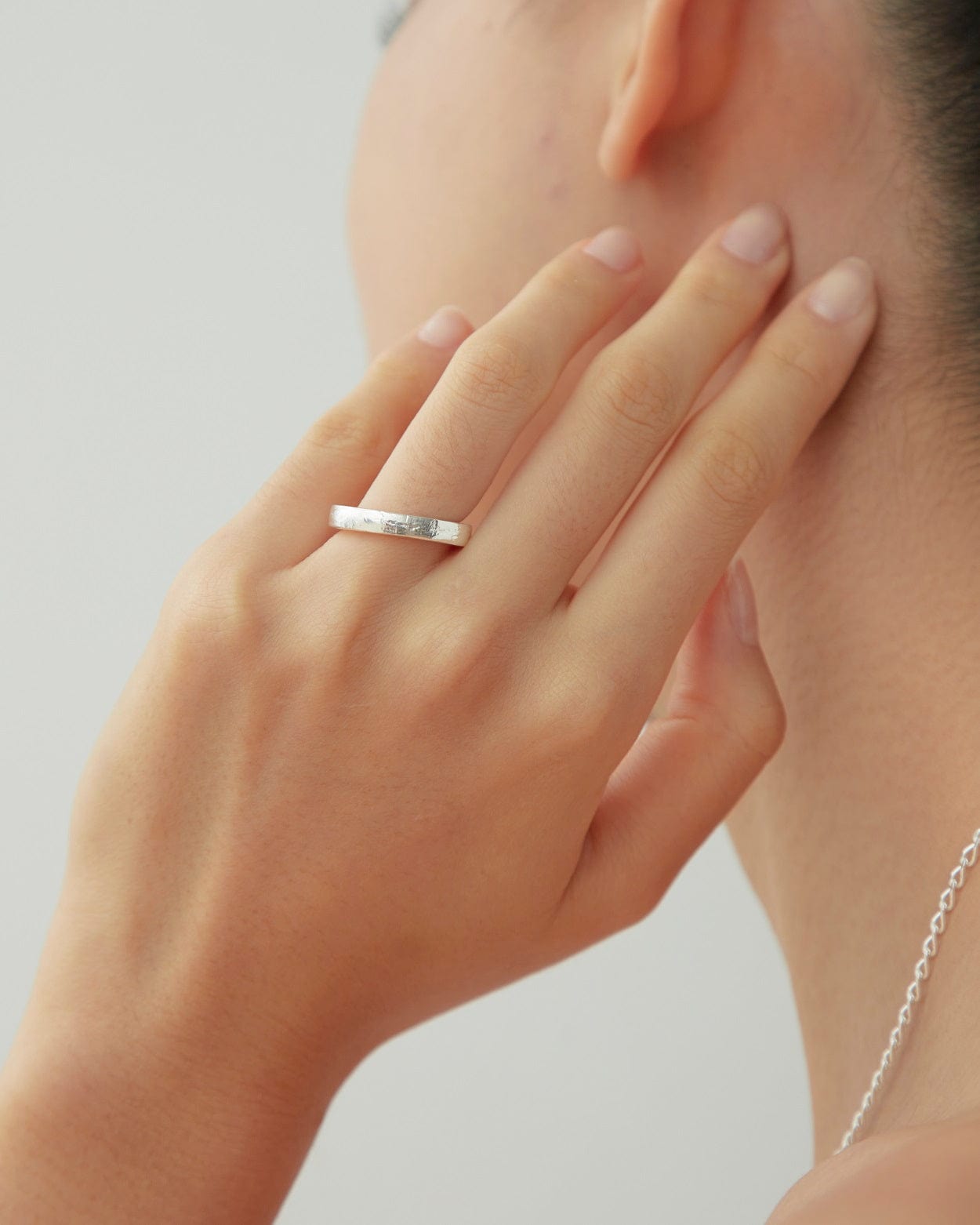 Dear Letterman Ring Miad Silver Ring