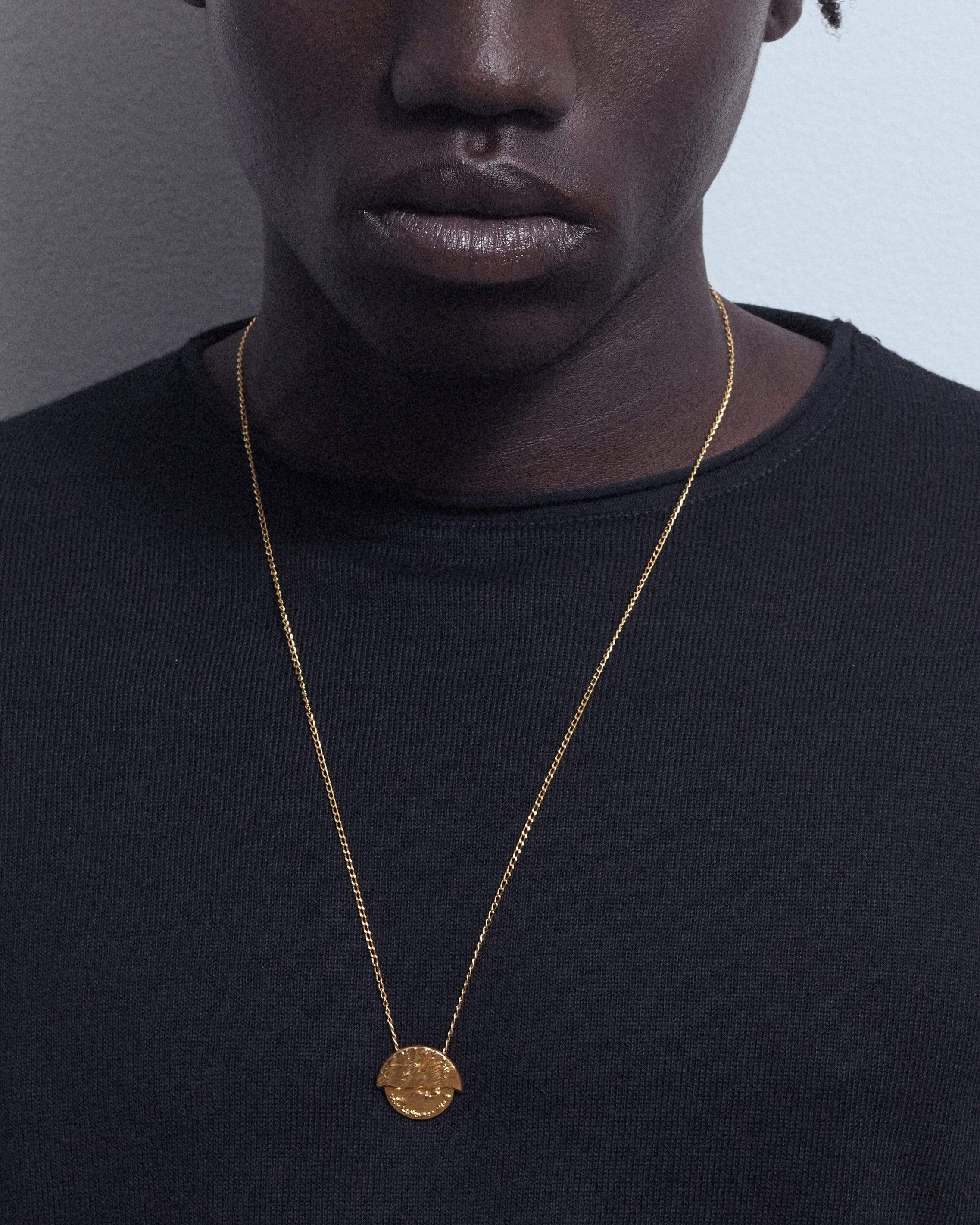 Dear Letterman Necklace Naaz Gold Necklace