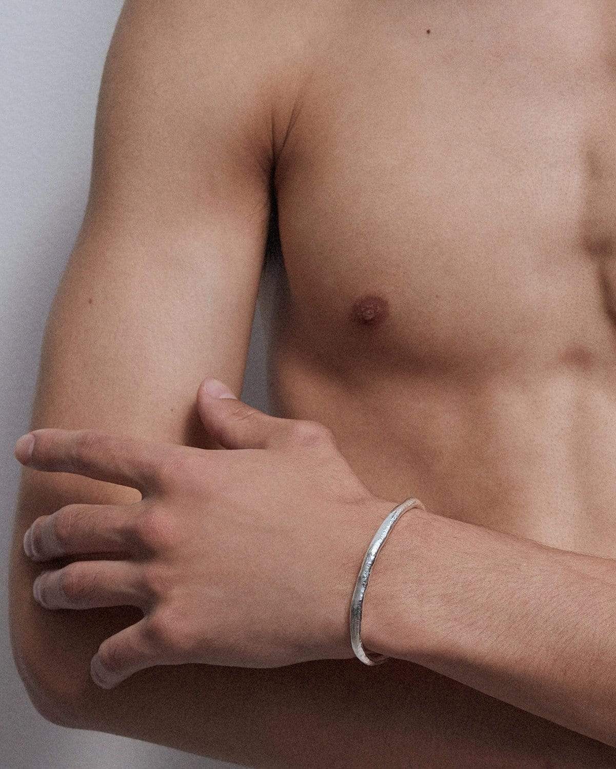 Dear Letterman Bracelet Nadim Silver Bangle