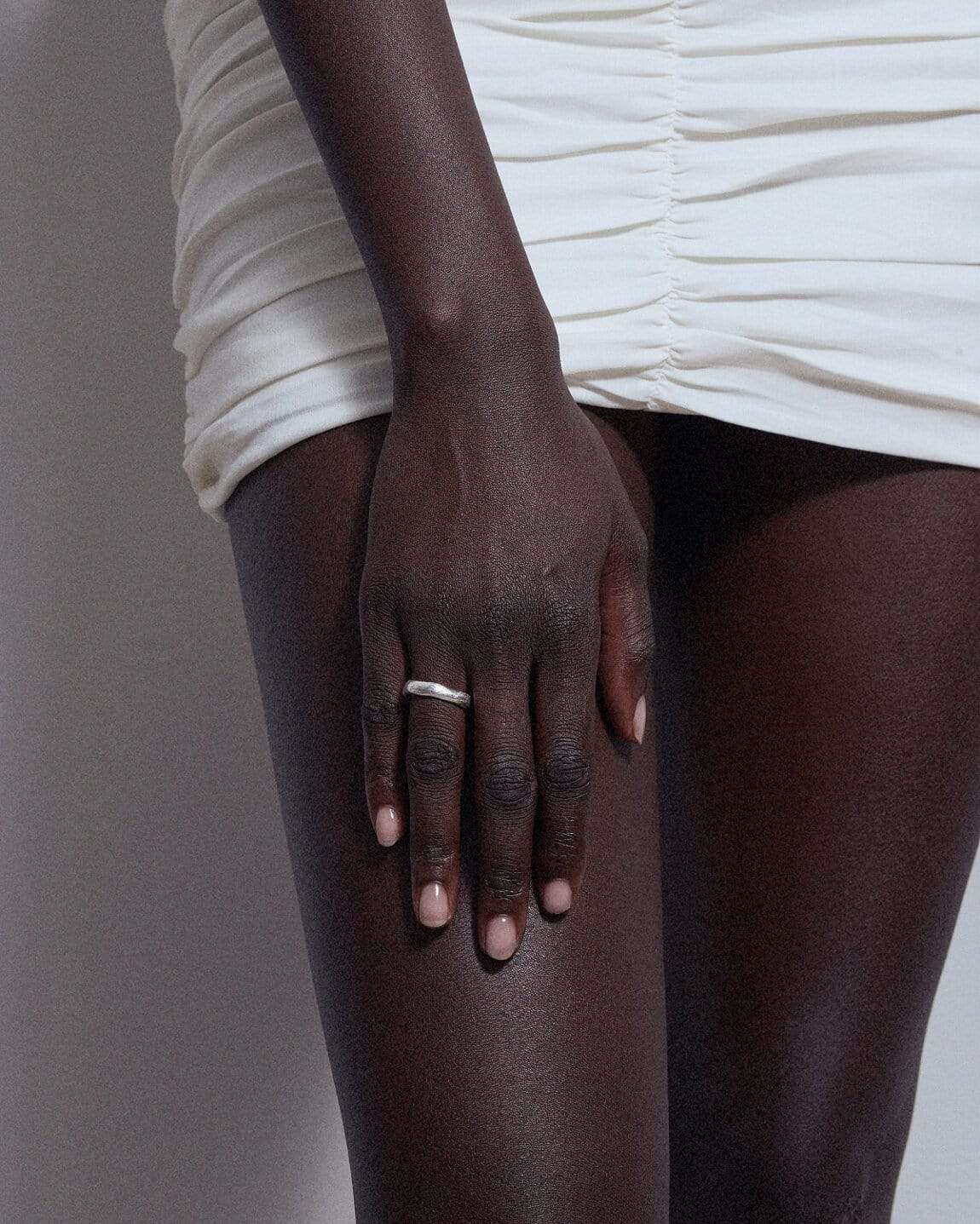 Dear Letterman Ring Nadim Silver Ring