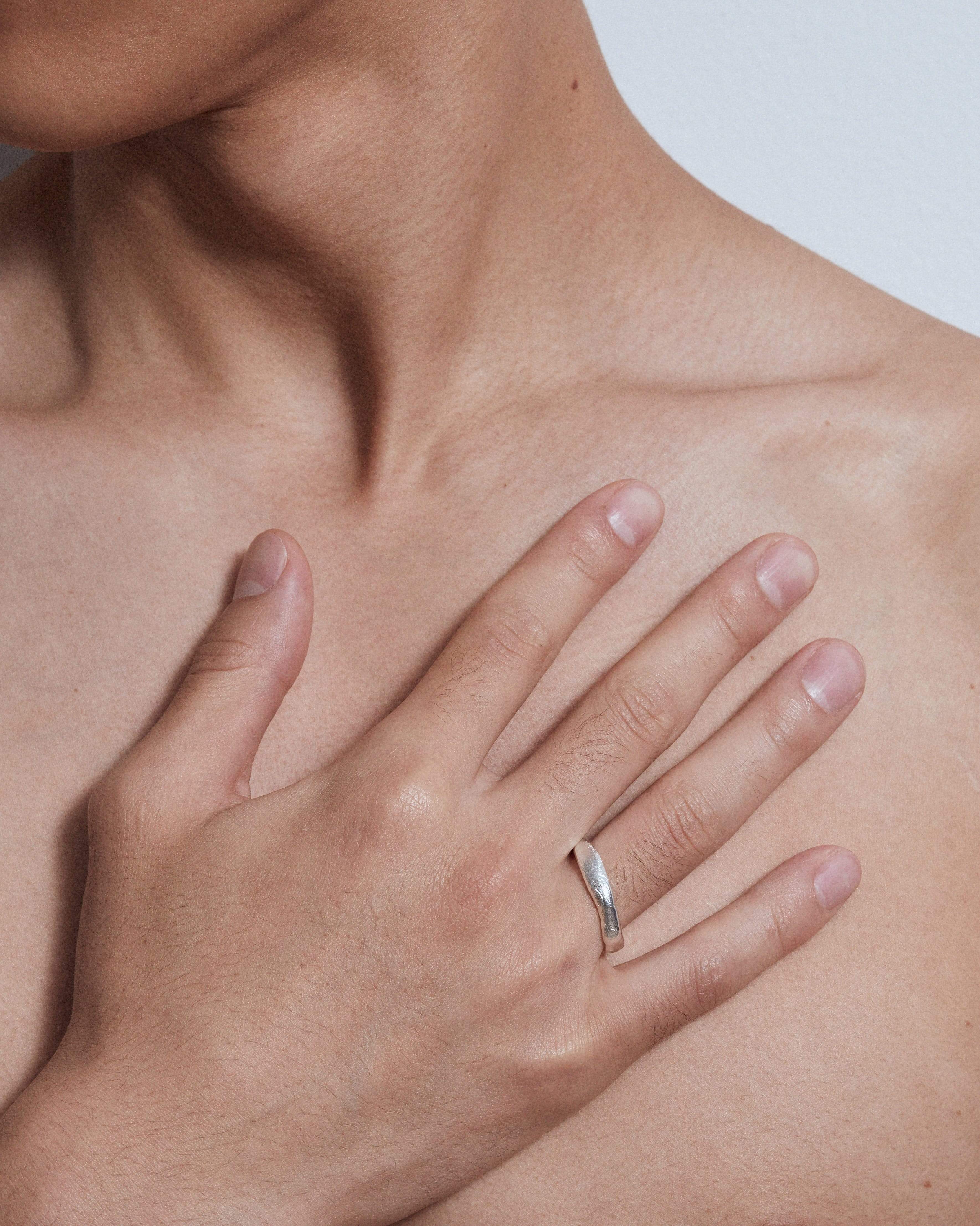 Dear Letterman Ring Nadim Silver Ring