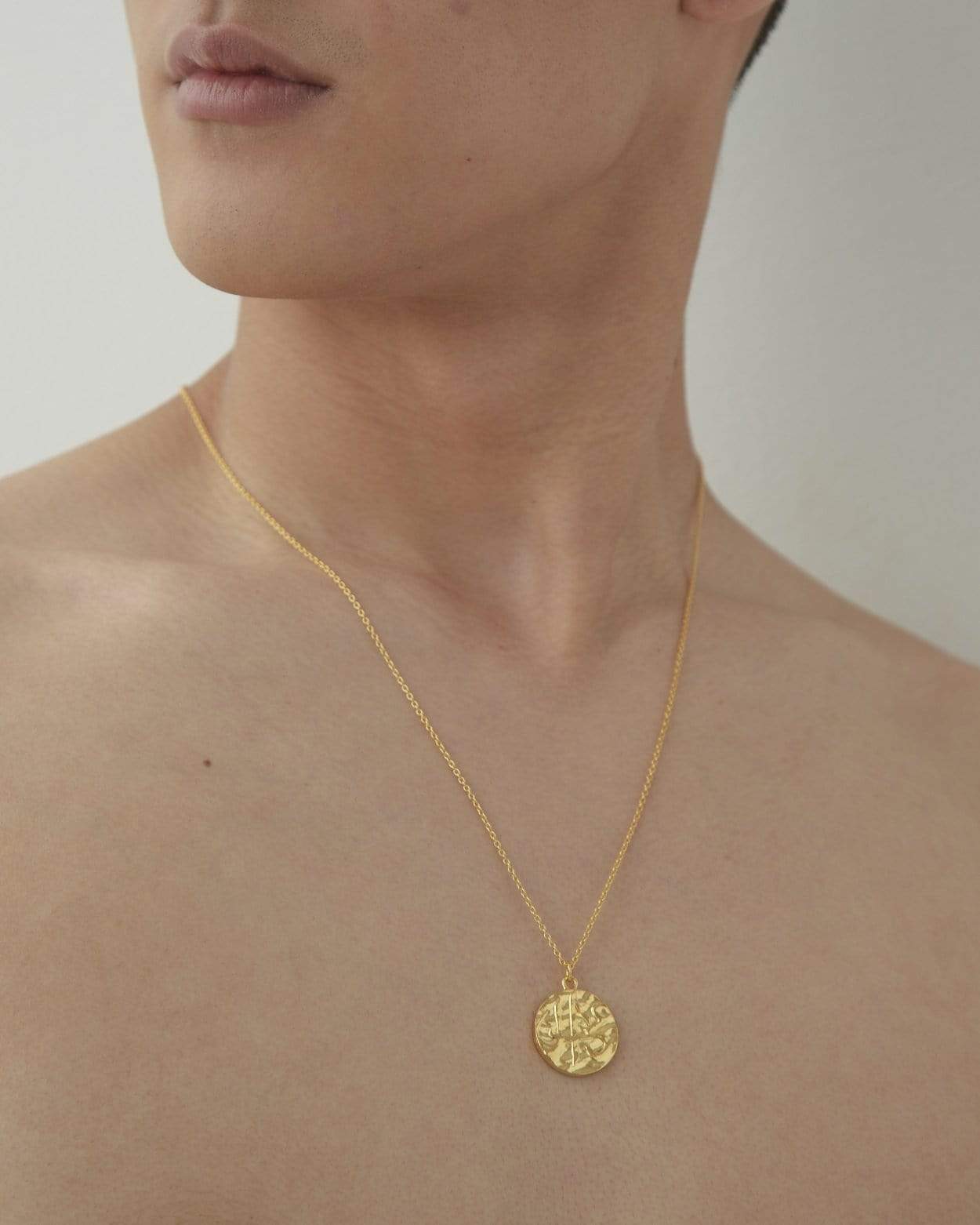 Dear Letterman Necklace Nahan Gold Necklace