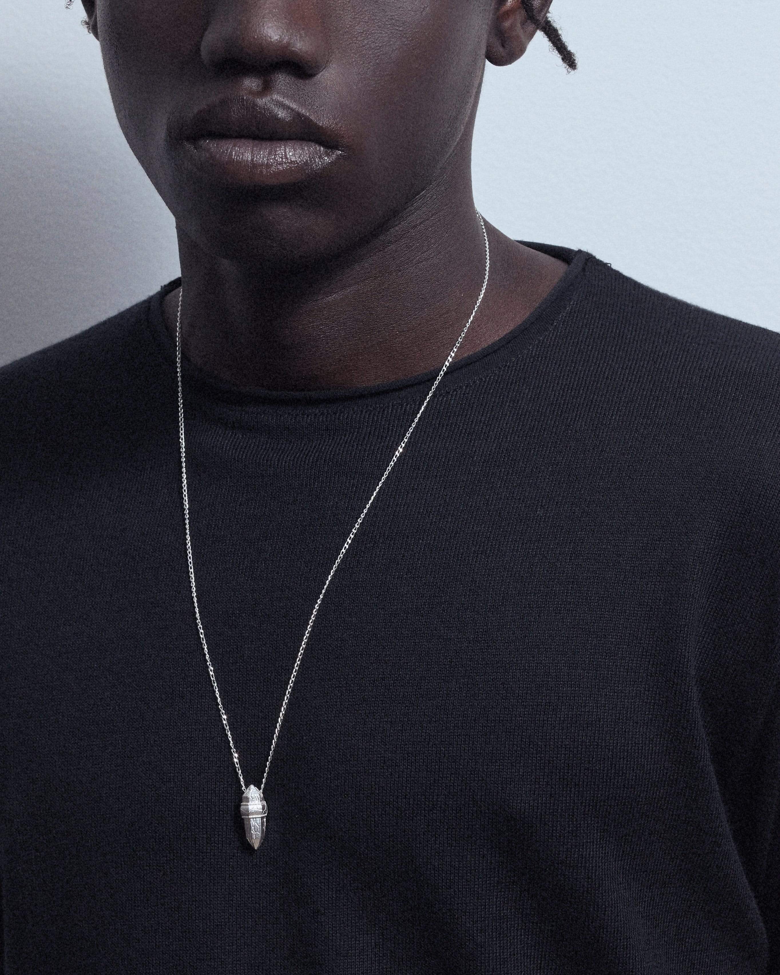 Dear Letterman Necklace Nayab Silver Necklace