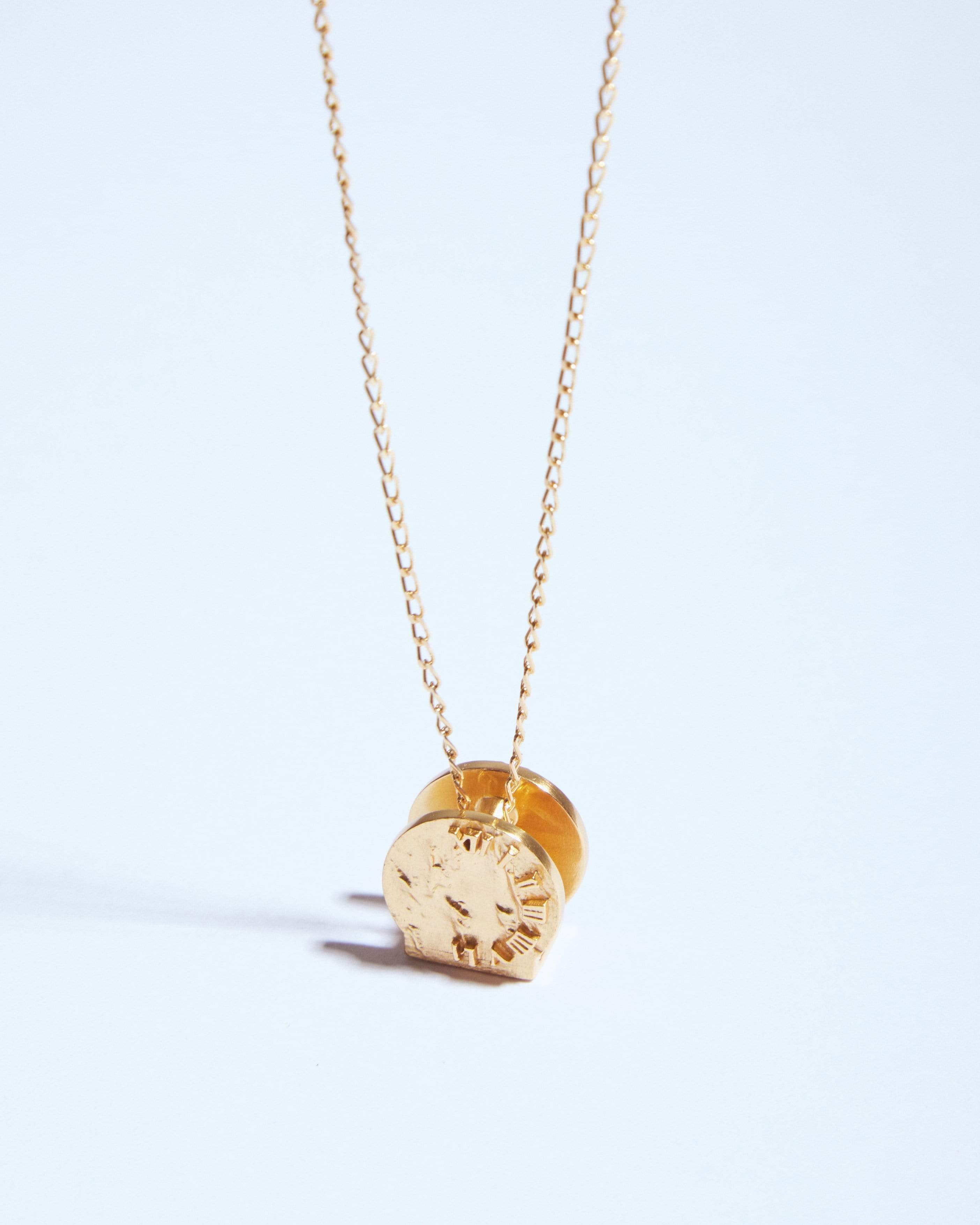 Dear Letterman Necklace Siya Gold Necklace