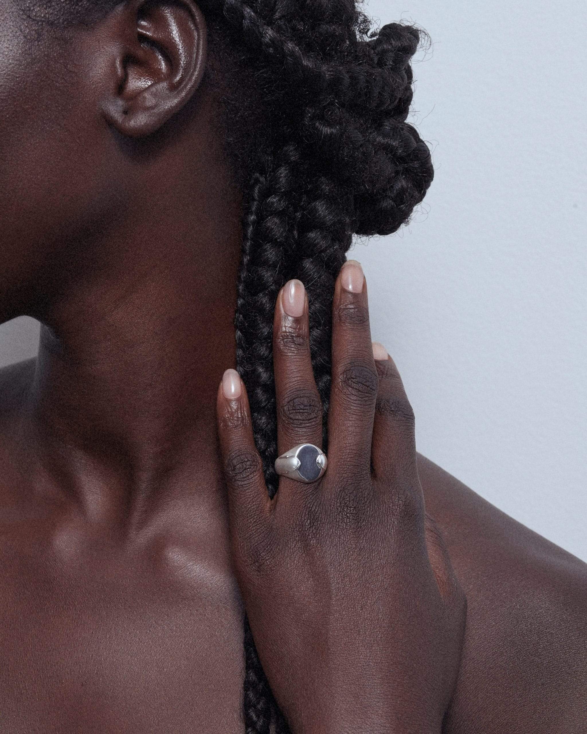 Dear Letterman Ring Waed Silver Ring