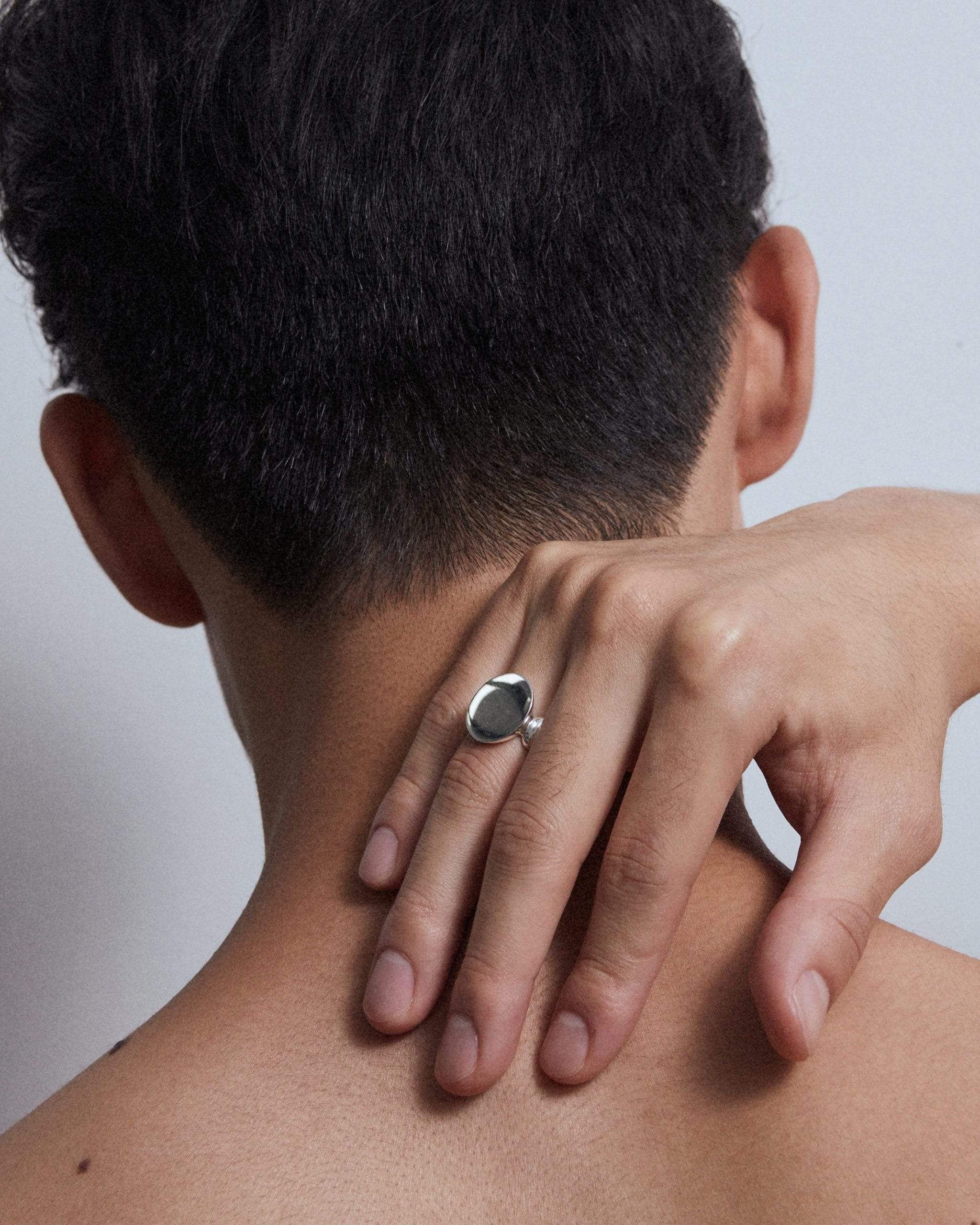 Dear Letterman Ring Wais Silver Ring