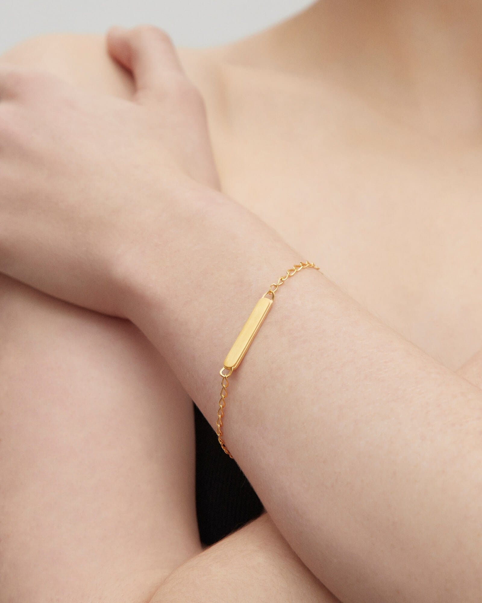 Dear Letterman Bracelet Yalina Gold Bracelet