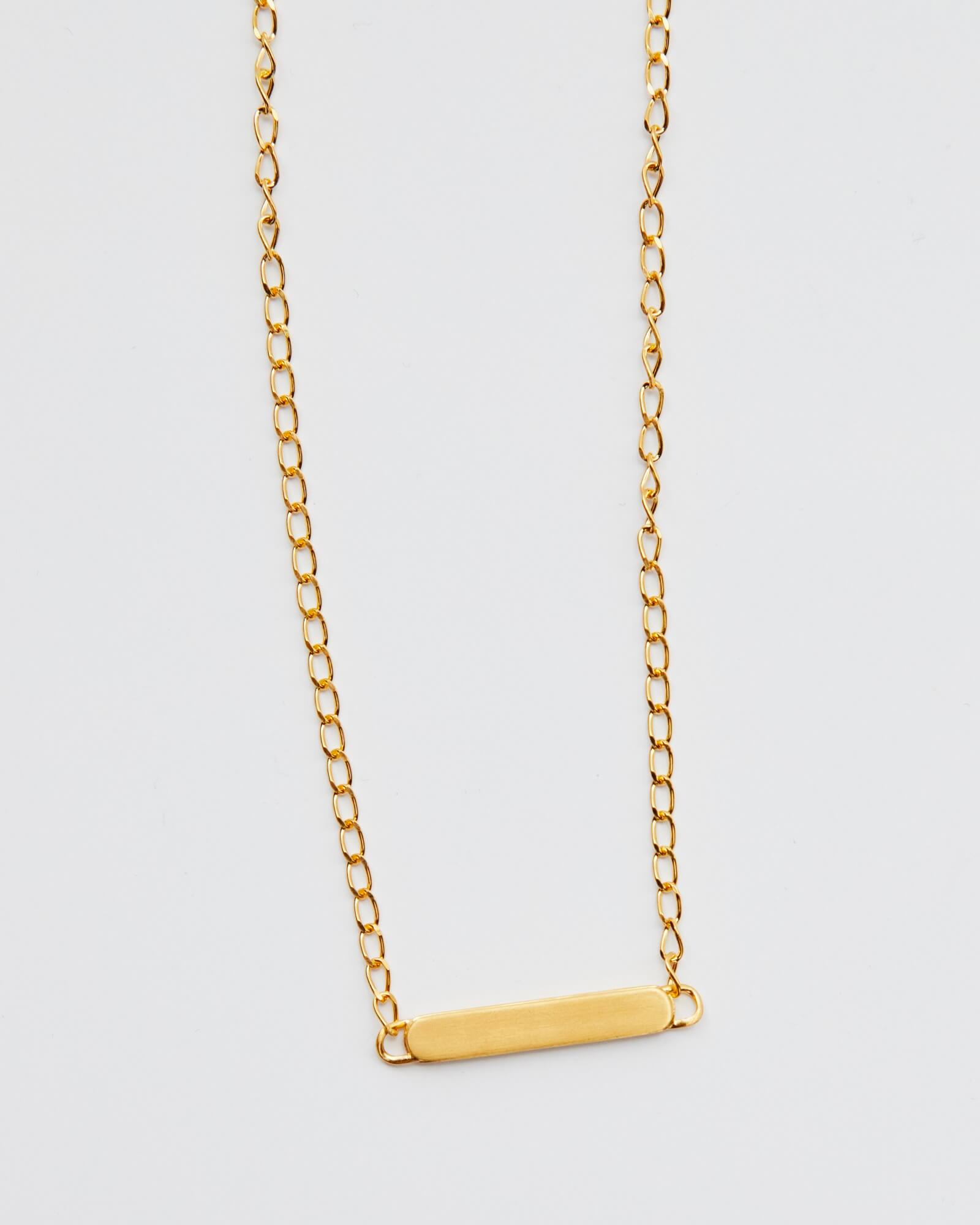 Dear Letterman Necklace 45cm Yalina Gold Necklace