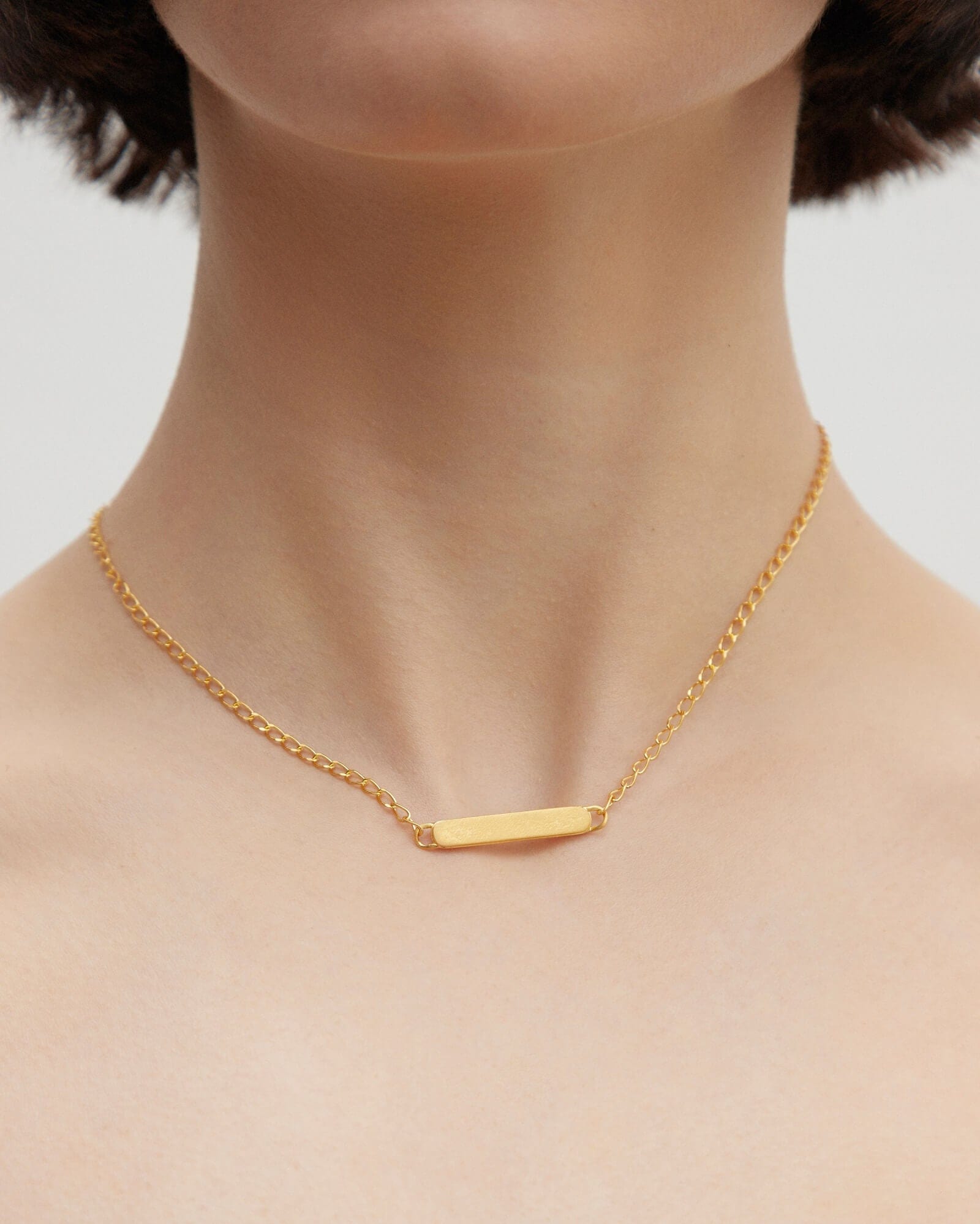 Dear Letterman Necklace Yalina Gold Necklace