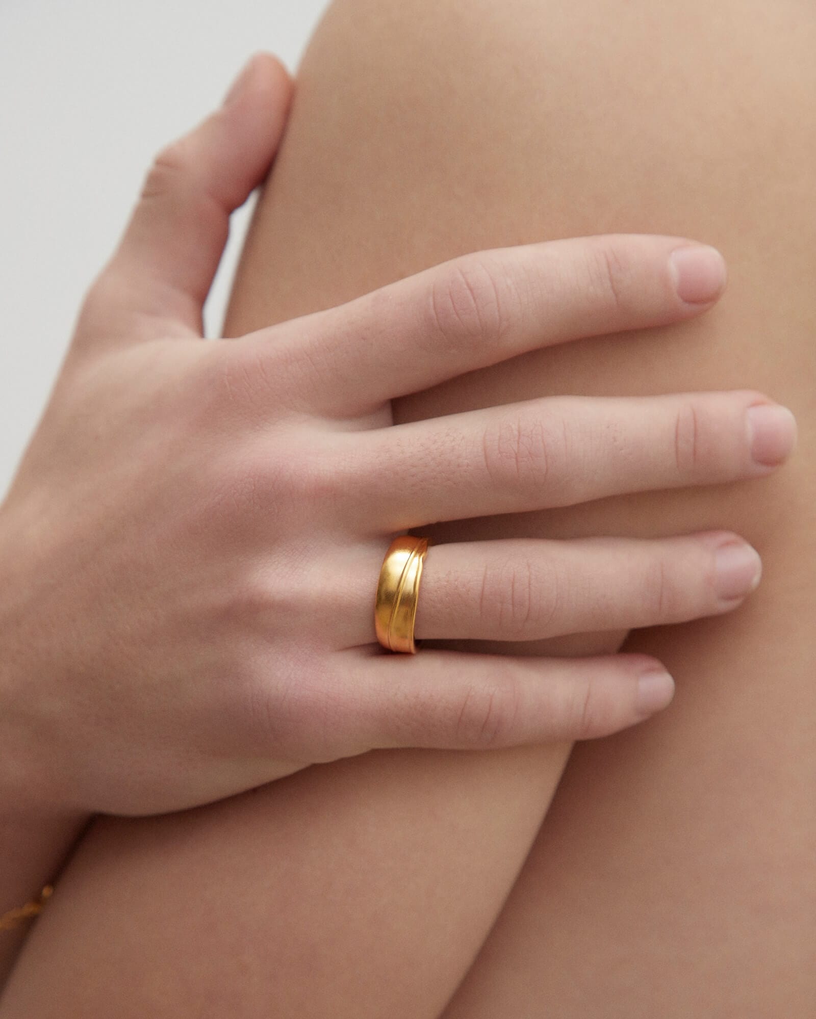 Dear Letterman Ring Yalina Gold Ring