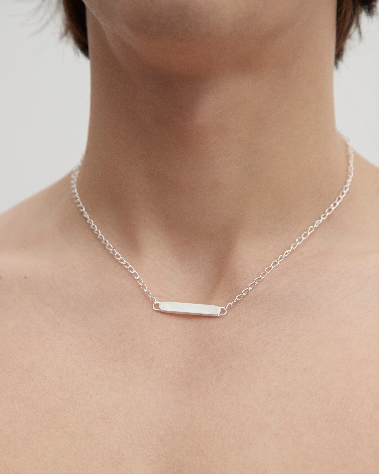 Dear Letterman Necklace Yalina Silver Necklace