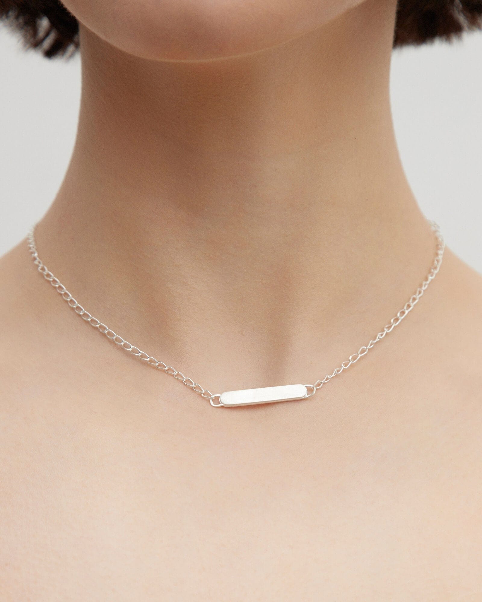Dear Letterman Necklace Yalina Silver Necklace