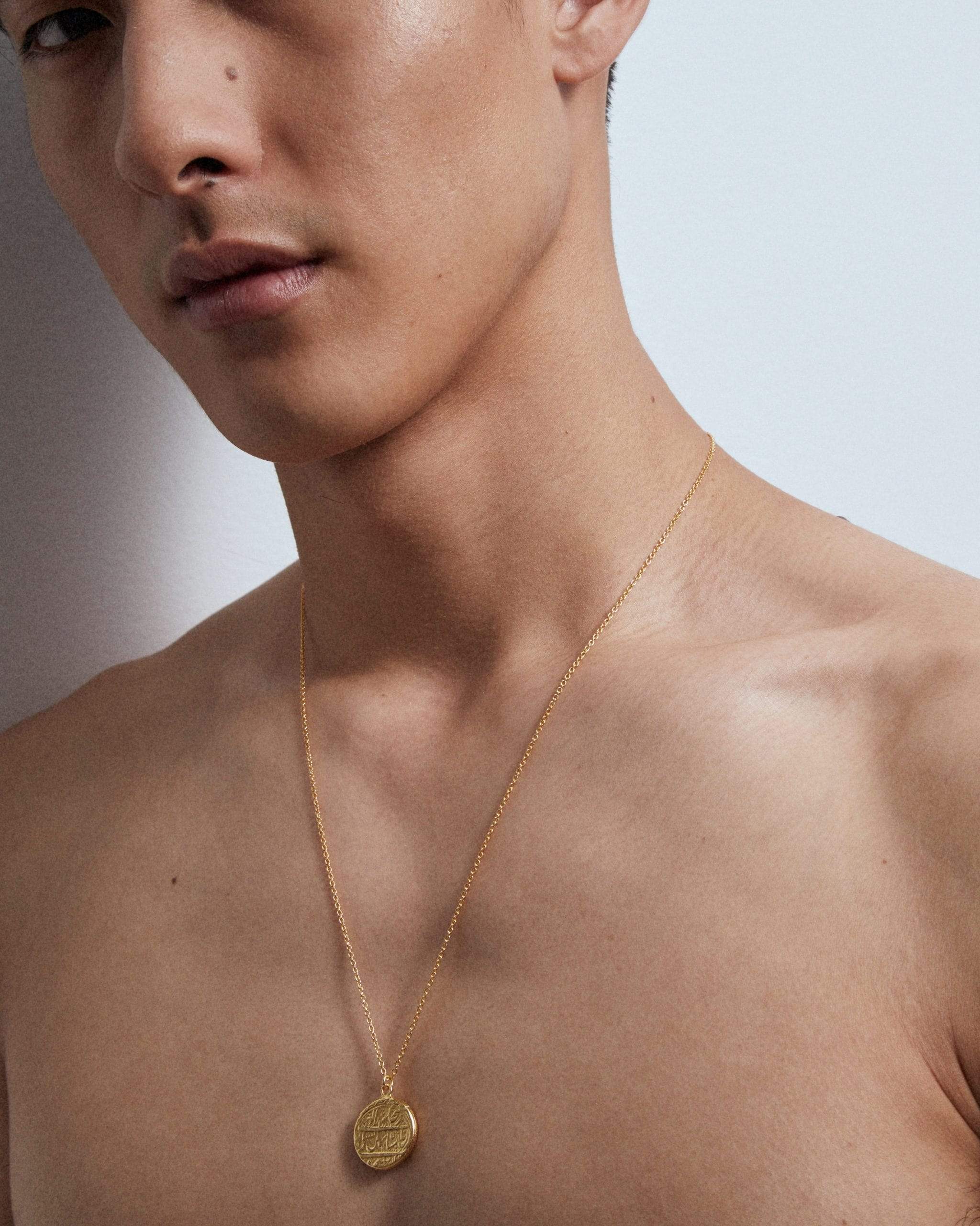 Dear Letterman Necklace Zain Gold Necklace