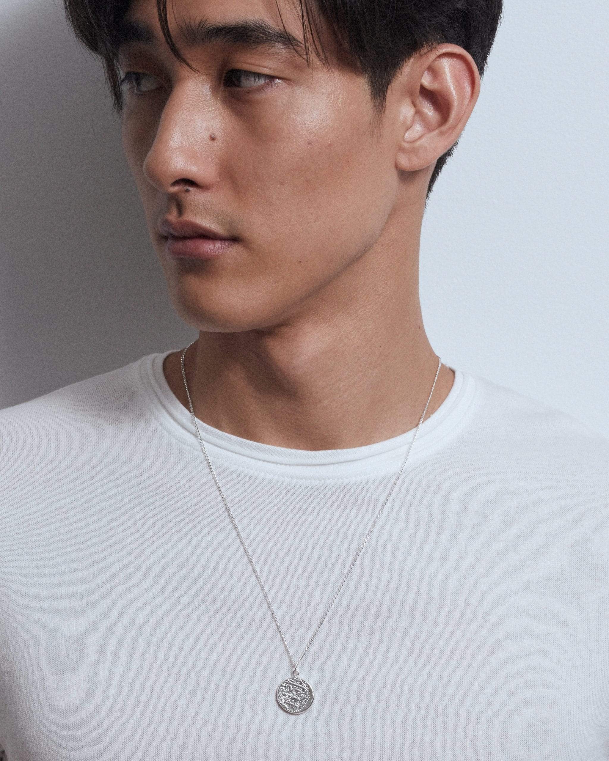 Dear Letterman Necklace Zain Silver Necklace