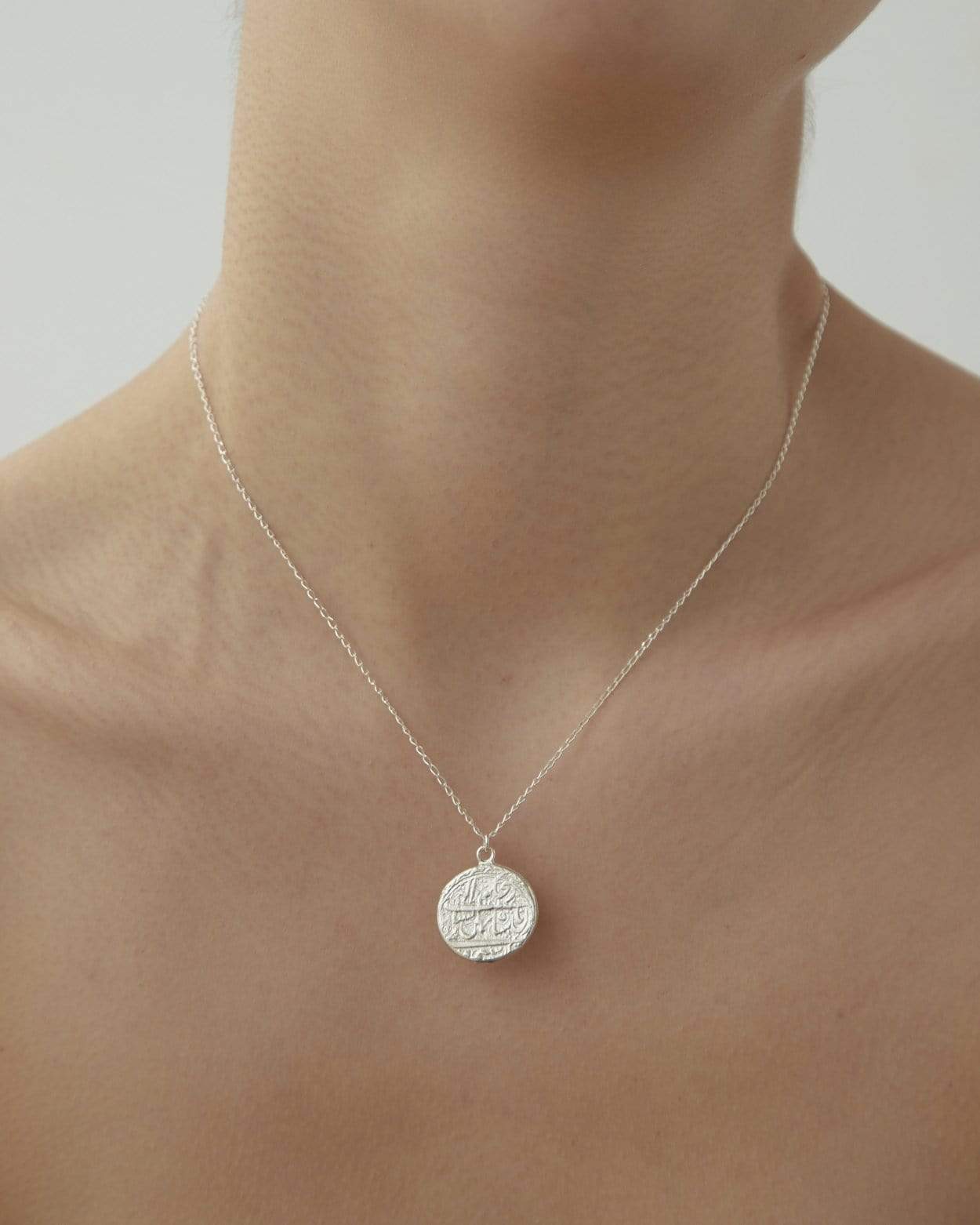 Dear Letterman Necklace Zain Silver Necklace