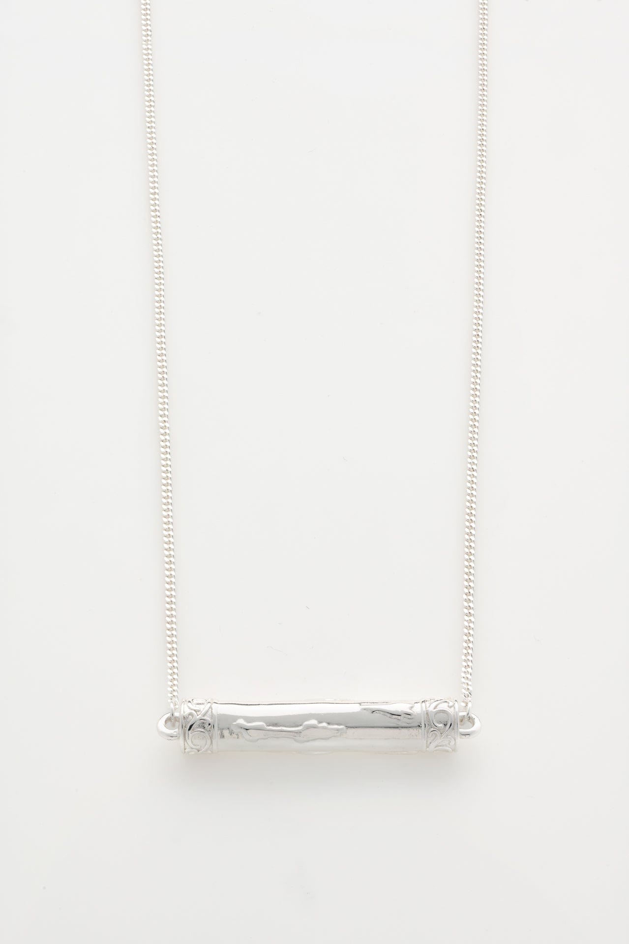 Dear Letterman Necklace Alina Silver Pendant Necklace