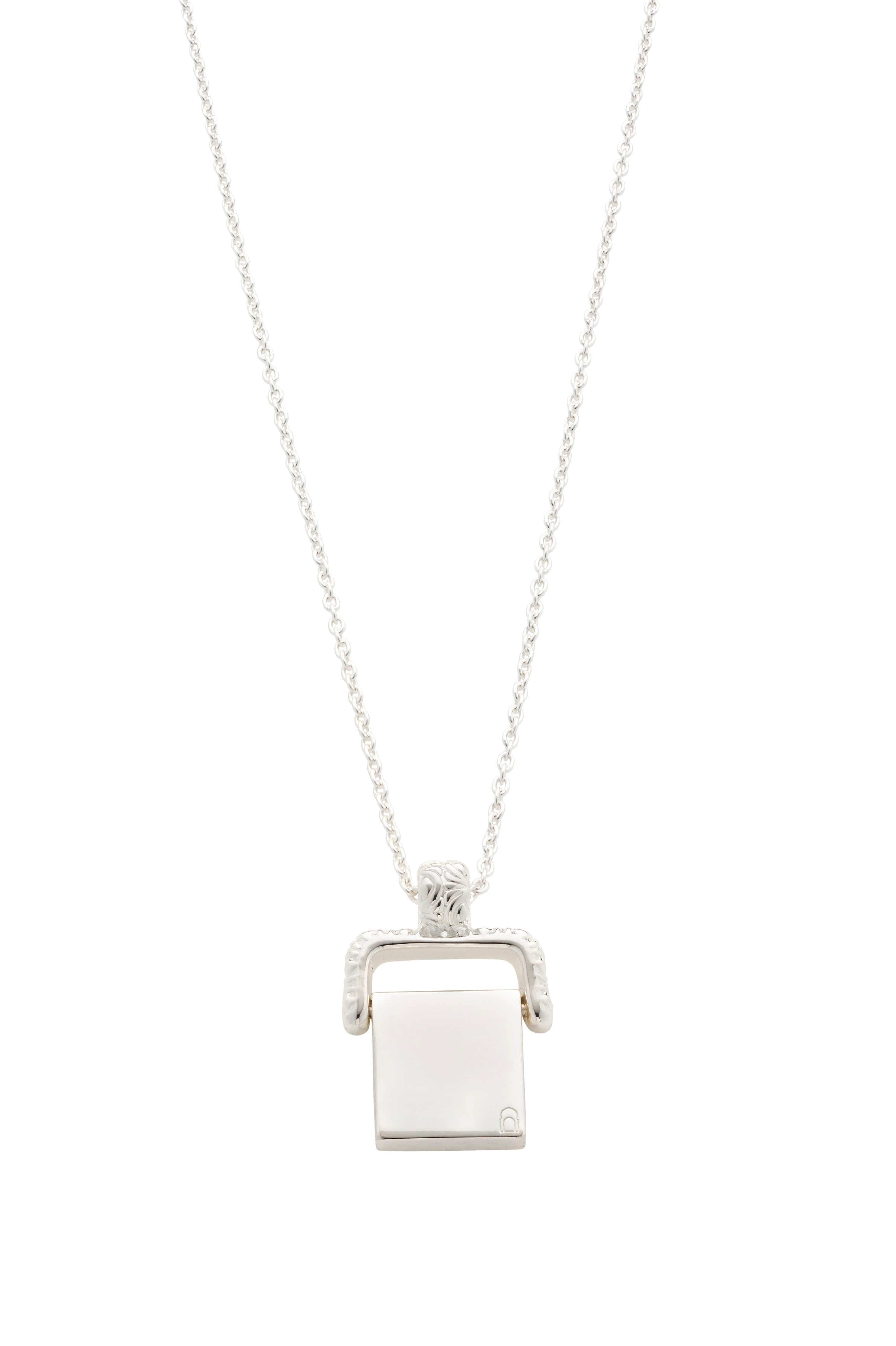 Dear Letterman Necklace Alvah Silver Necklace