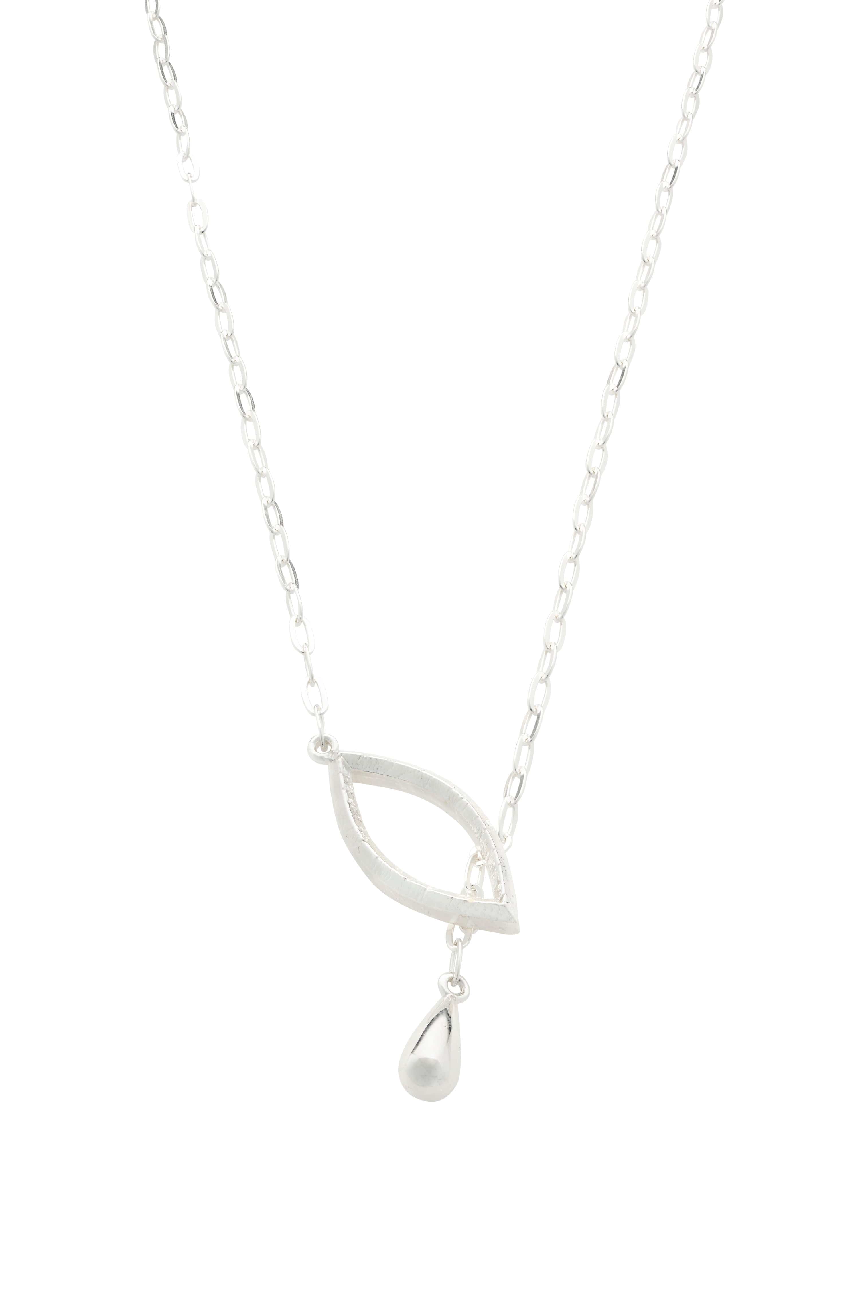 Dear Letterman Necklace Dame Silver Necklace