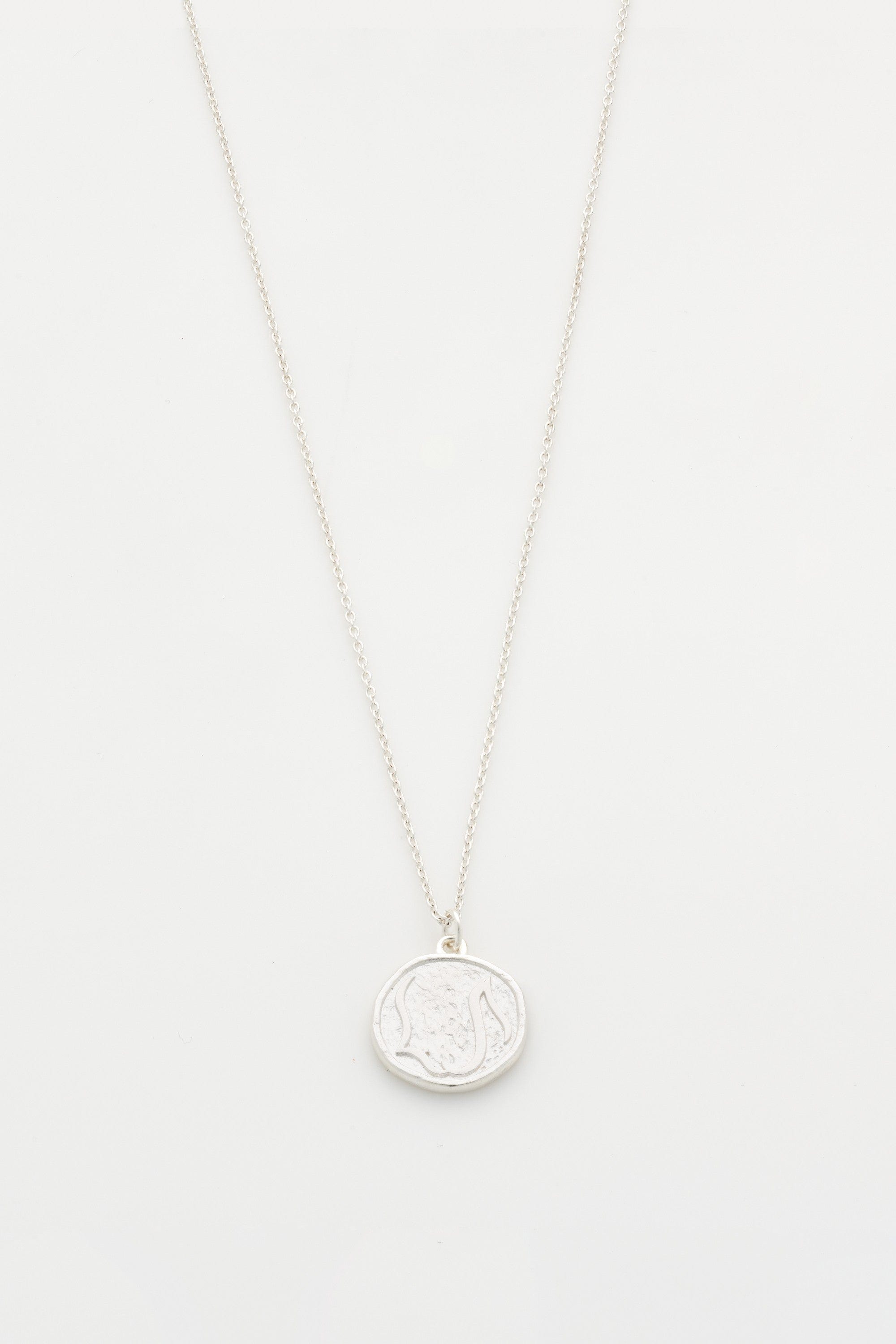 Dear Letterman Necklace Koun Silver Necklace