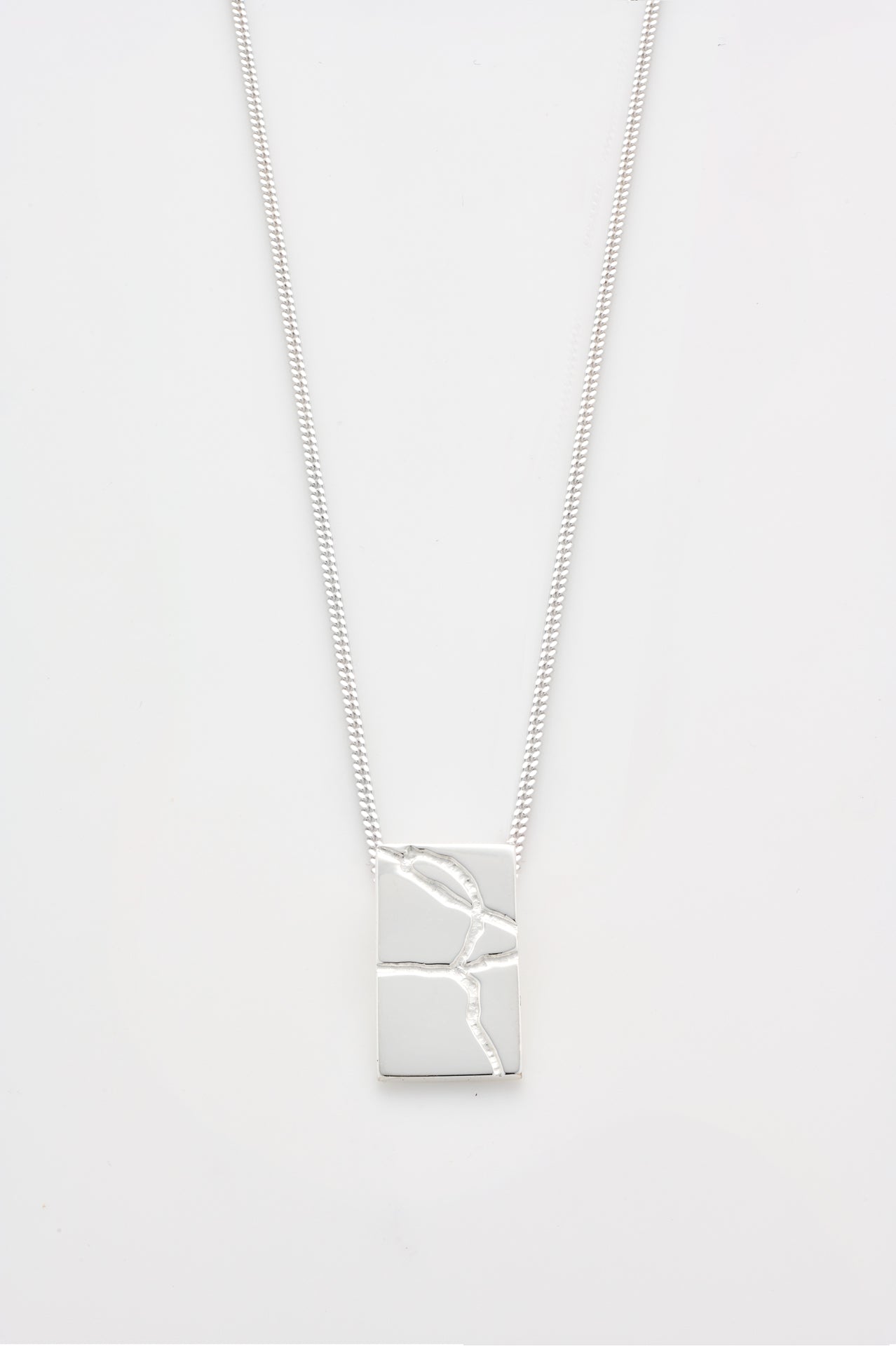 Dear Letterman Necklace Leem Silver Necklace