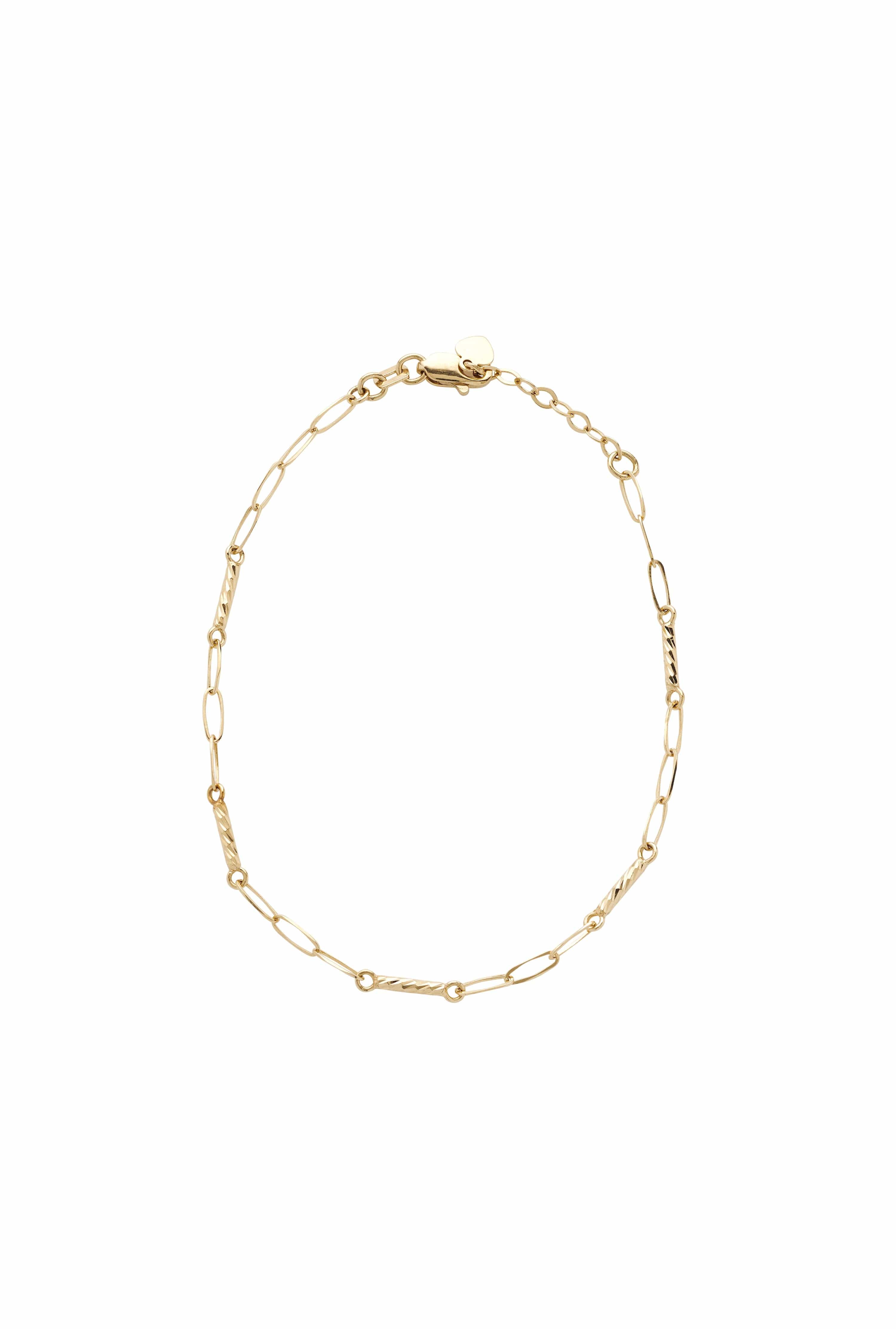 Dear Letterman Bracelet Meena Gold Bracelet