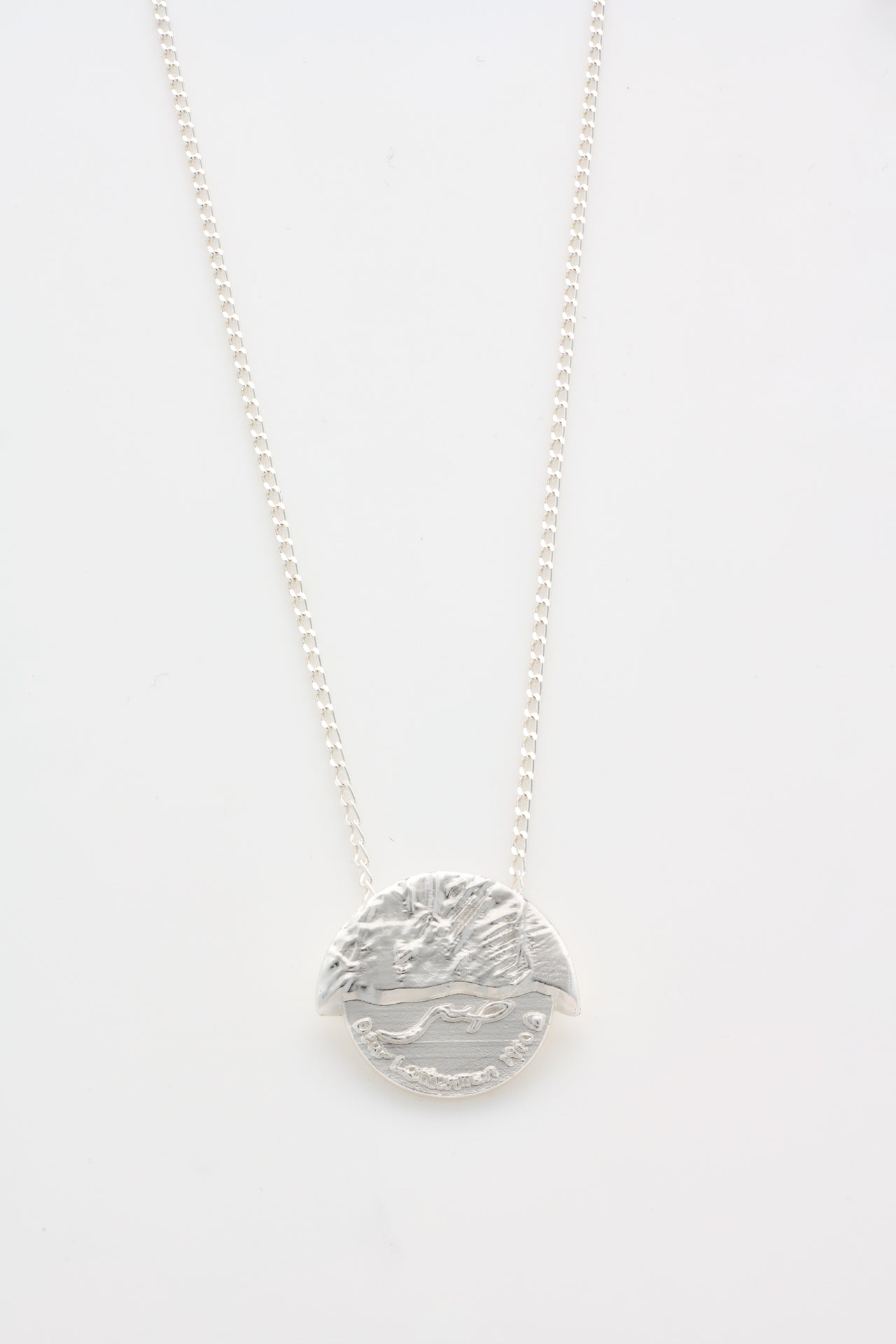 Dear Letterman Necklace Naaz Silver Necklace