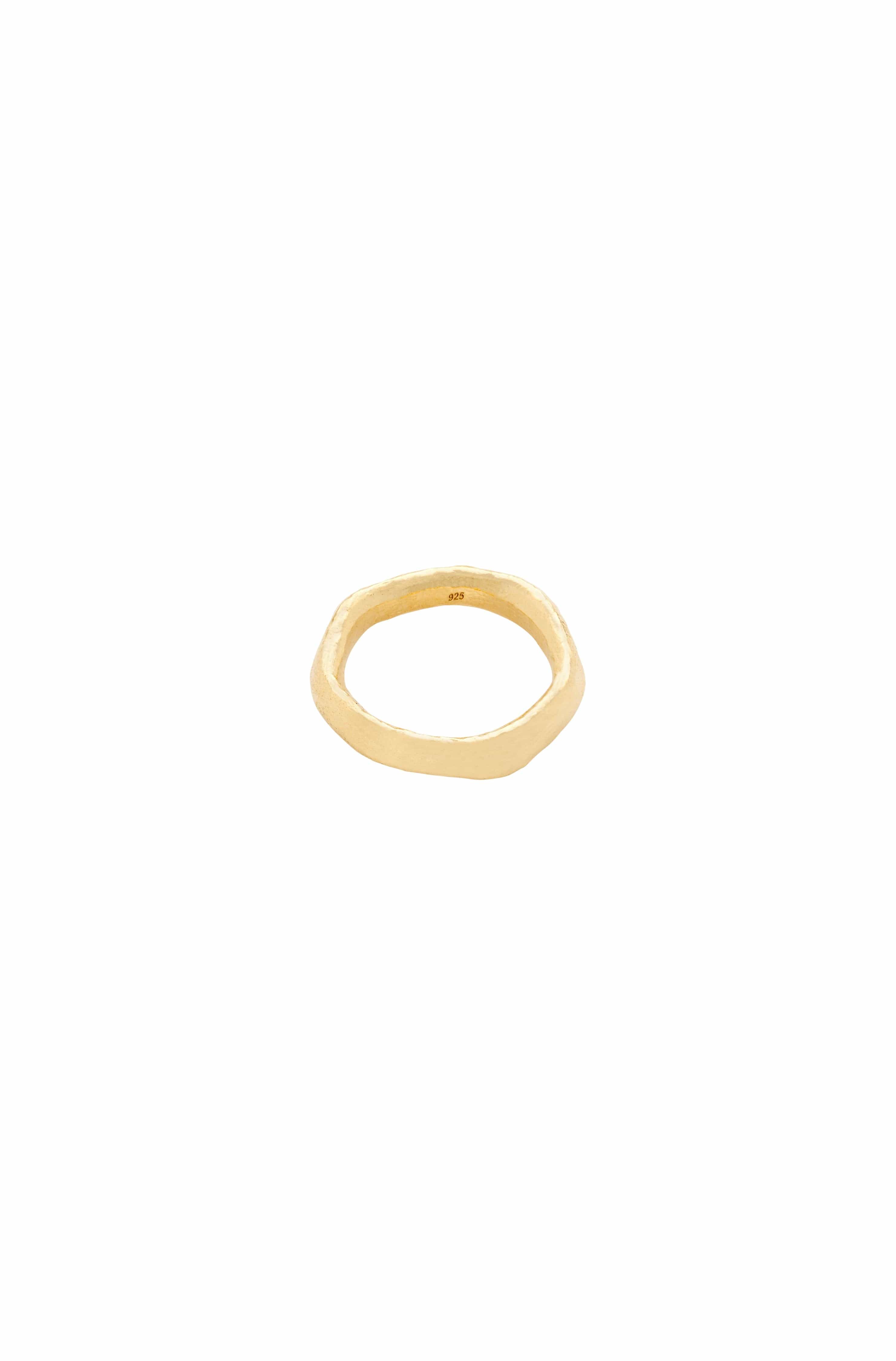 Dear Letterman Ring Nadim Gold Ring