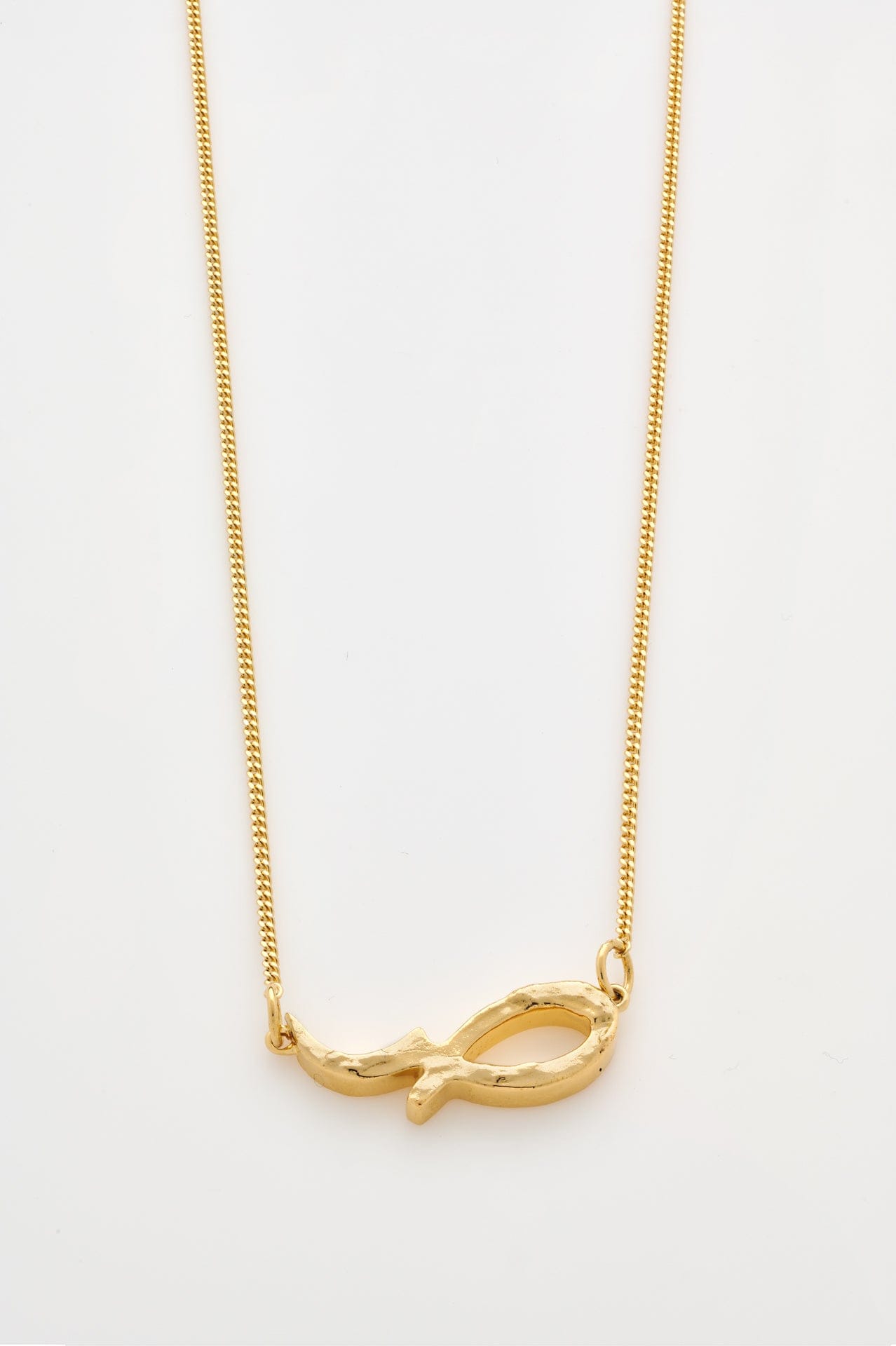 Dear Letterman Necklace Sabr Gold Necklace