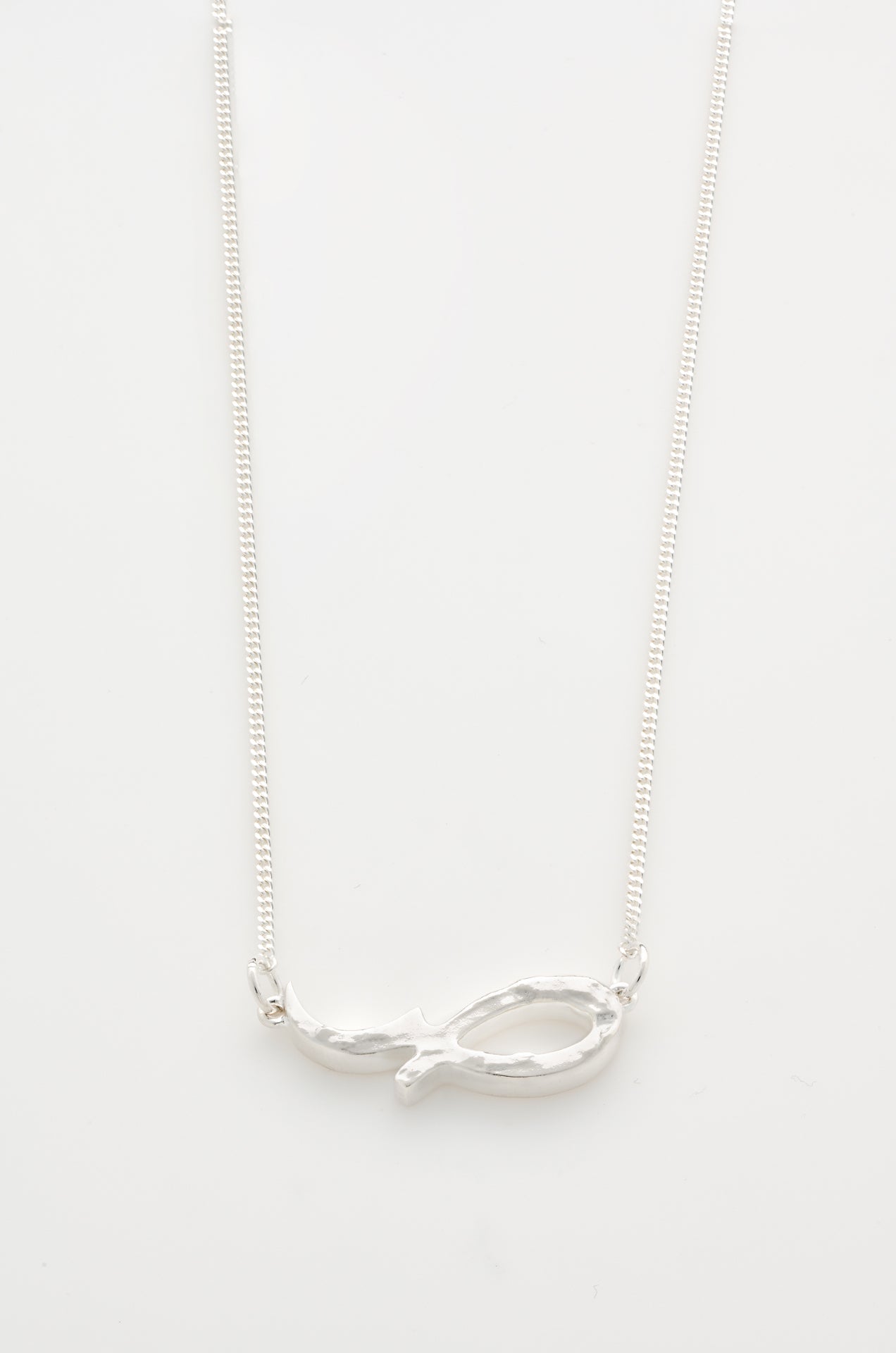 Dear Letterman Necklace Sabr Silver Necklace