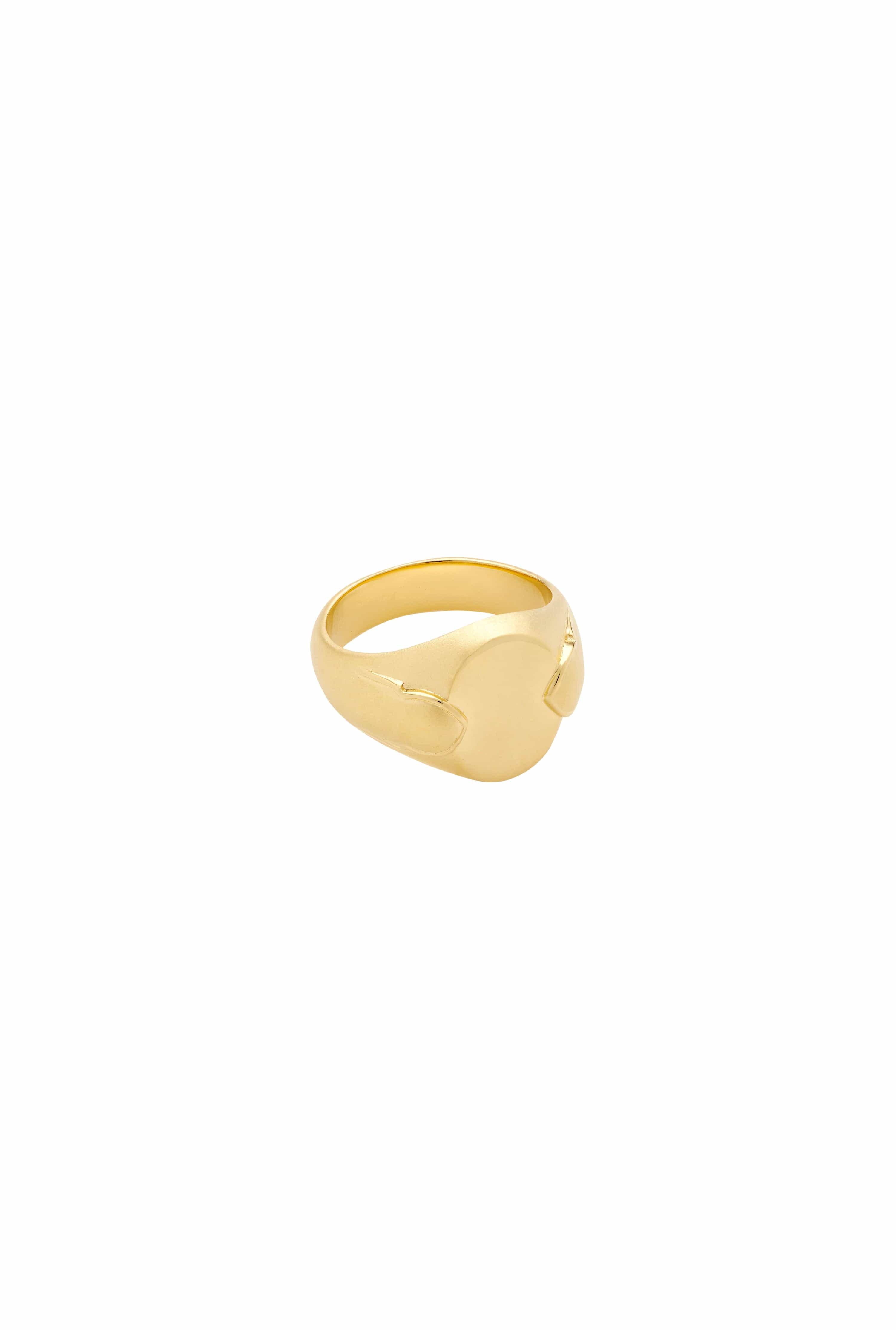 Dear Letterman Ring Waed Gold Ring