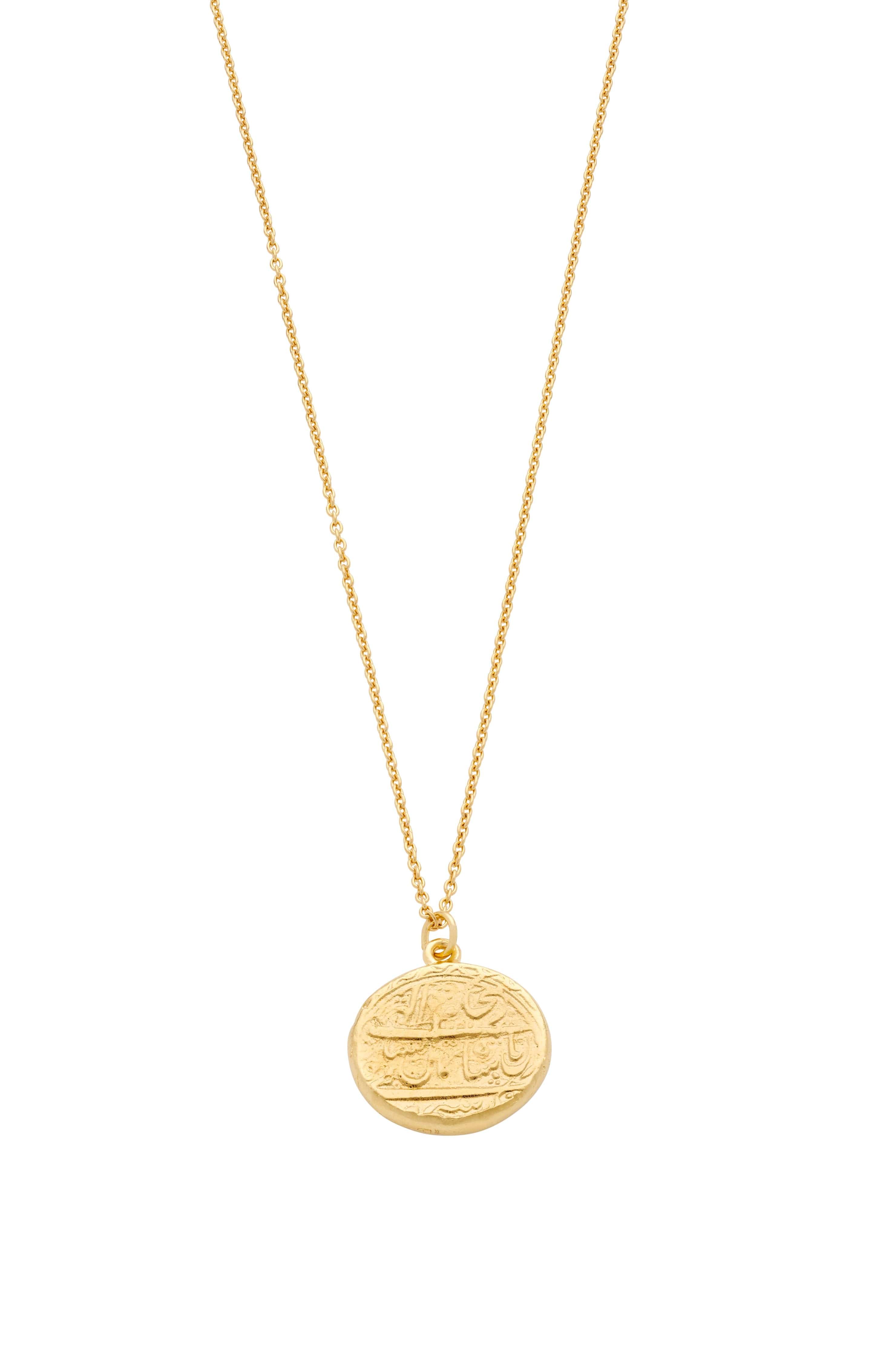 Dear Letterman Necklace Zain Gold Necklace