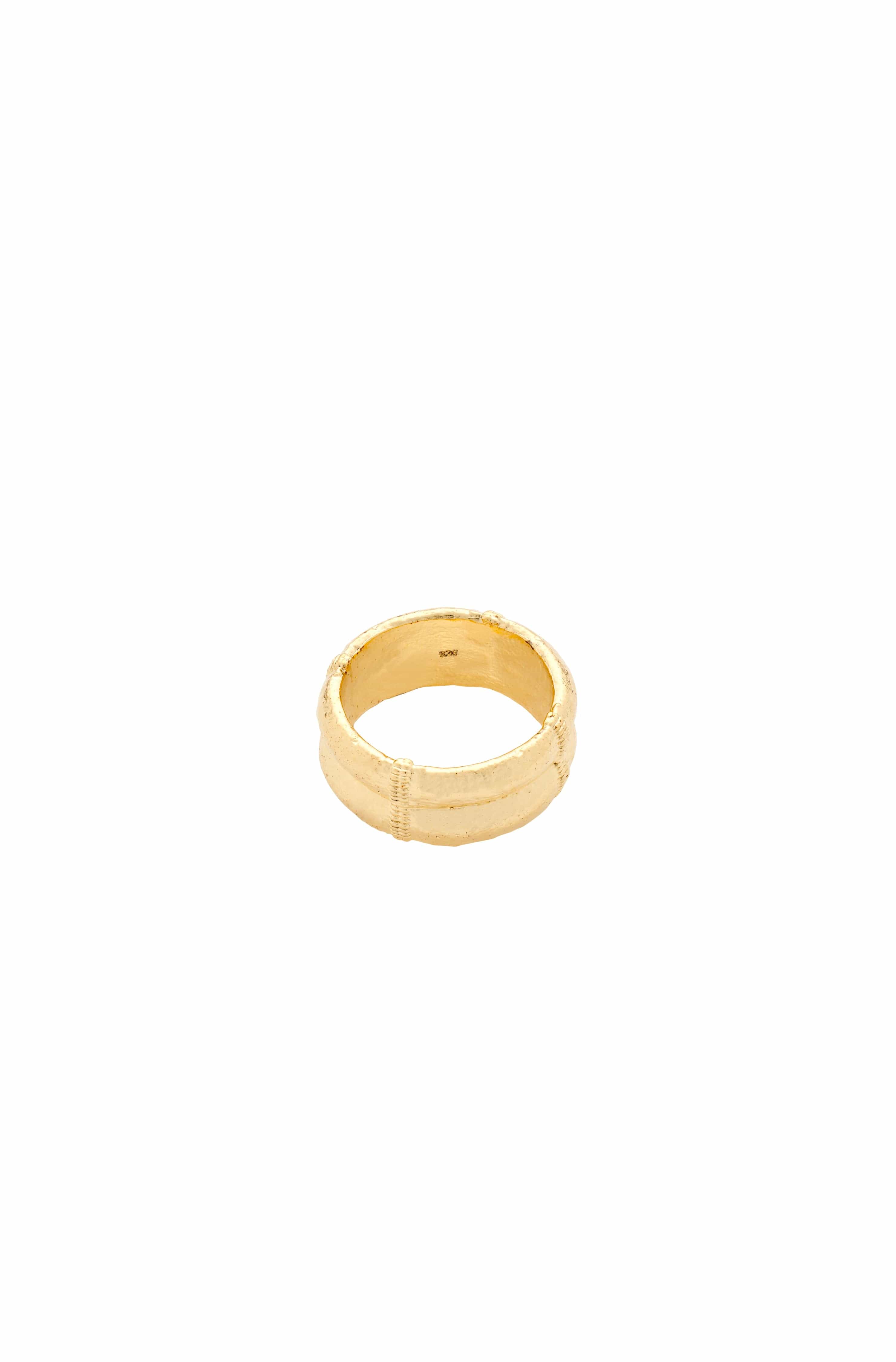 Dear Letterman Ring Ziyan Gold Ring