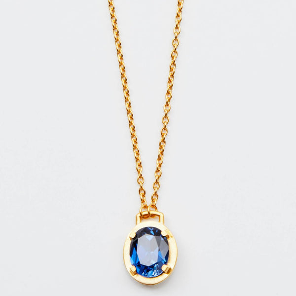 Amer Sapphire Necklace designed by Dear Letterman Jewellery