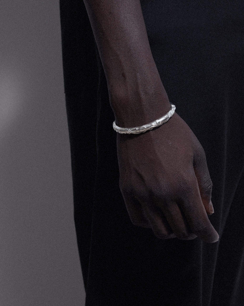 Dear Letterman Bracelet Aqal Silver Bangle