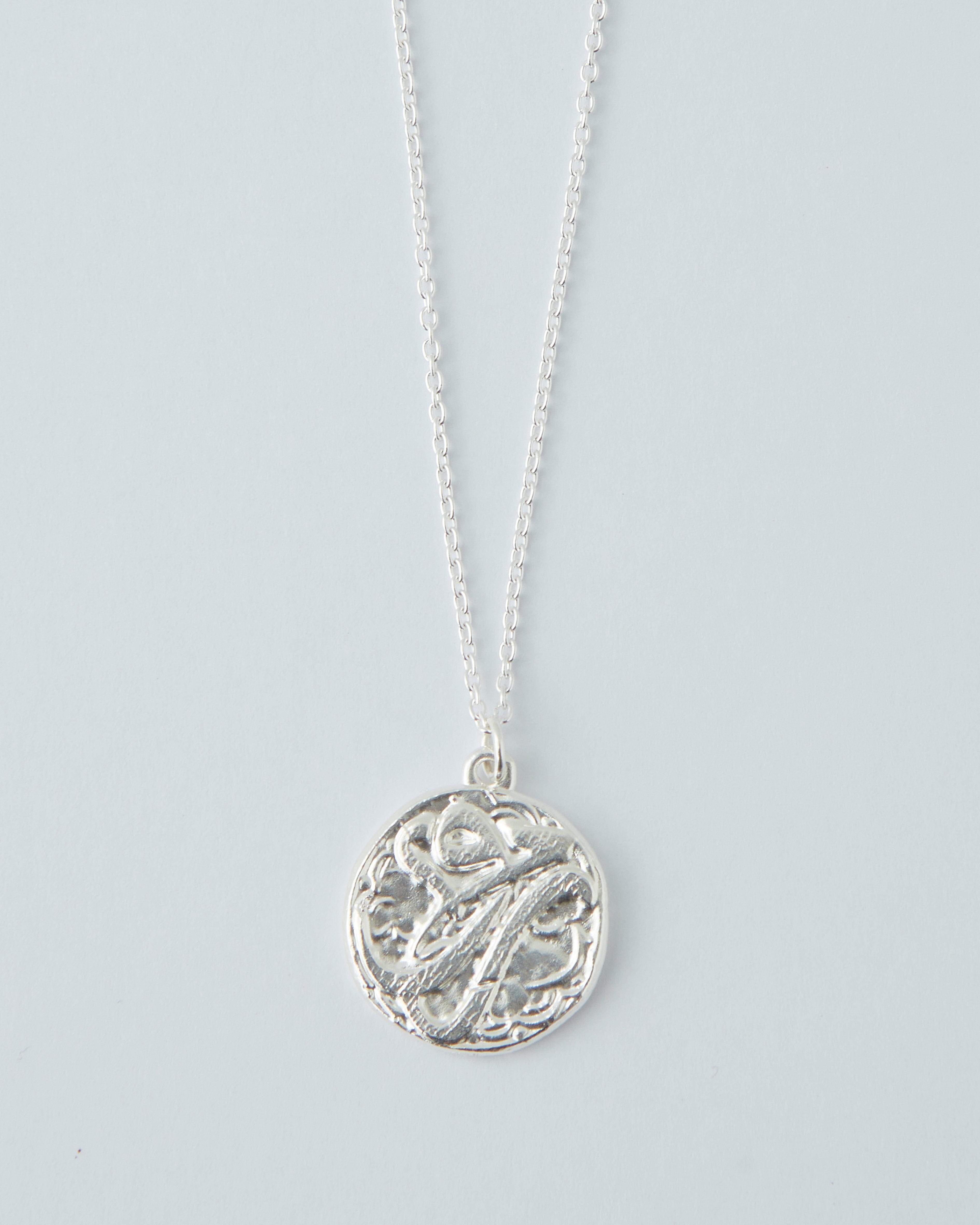 Dear Letterman Necklace Ayan Silver Necklace