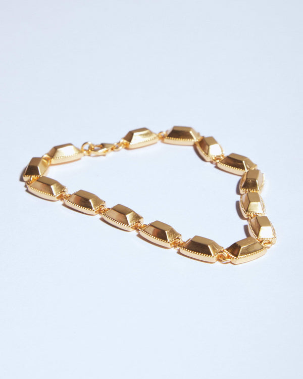 Dear Letterman Bracelet Jari Gold Bracelet