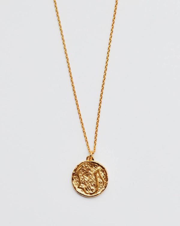 Dear Letterman Necklace 45cm Koun Gold Necklace