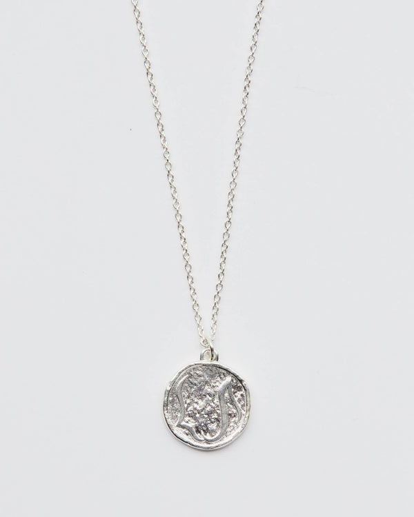 Dear Letterman Necklace 45cm Koun Silver Necklace
