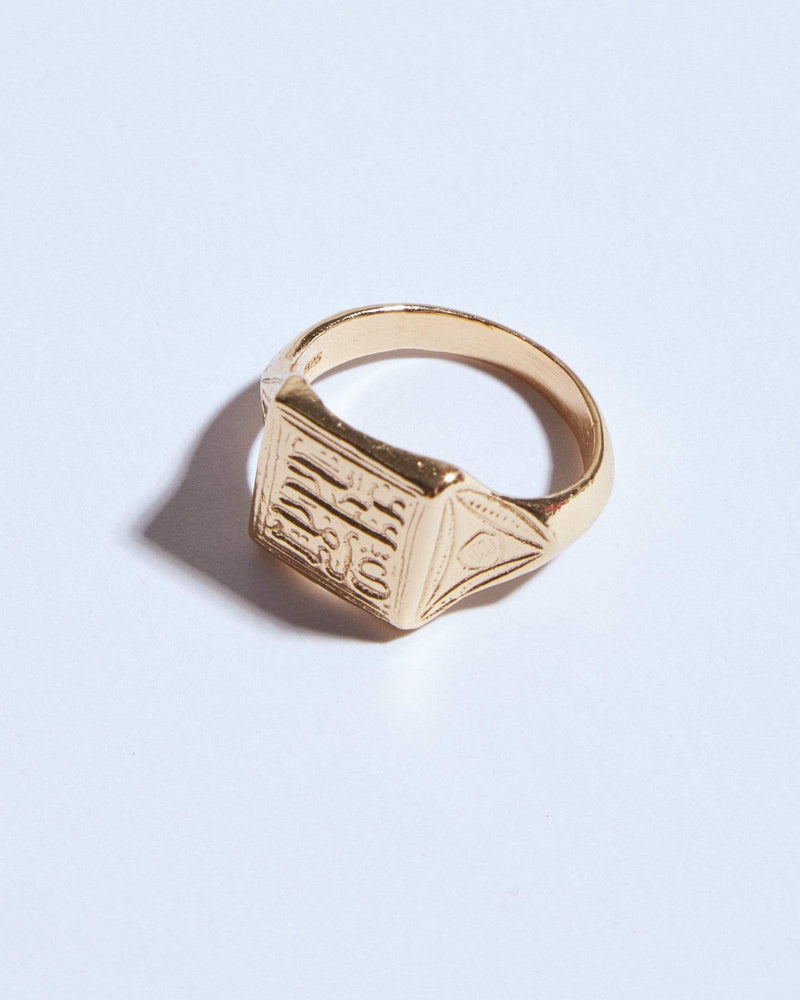 Dear Letterman Ring S ( M ) Malik Gold Ring