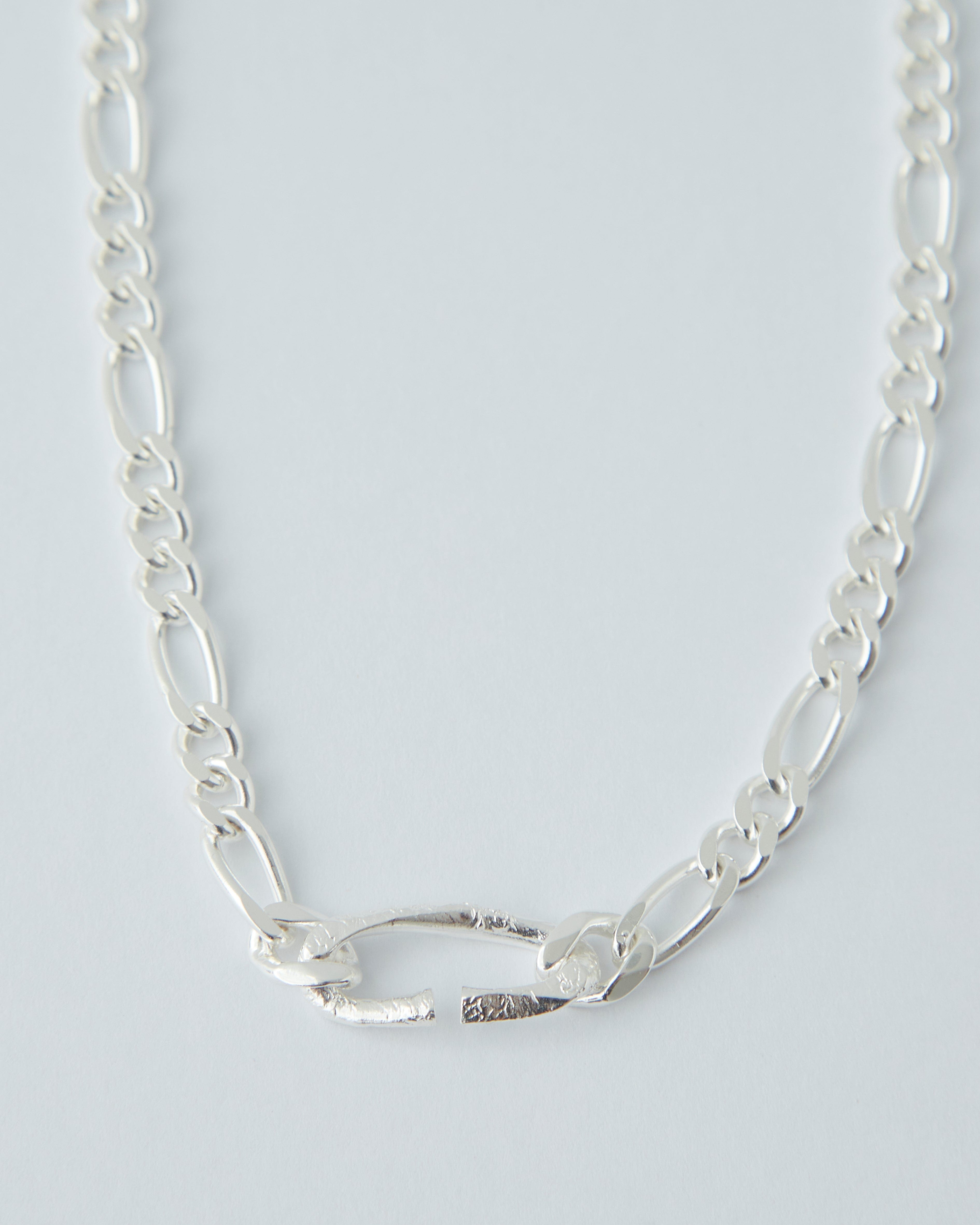 Dear Letterman Necklace 45cm Masir Silver Bold Necklace