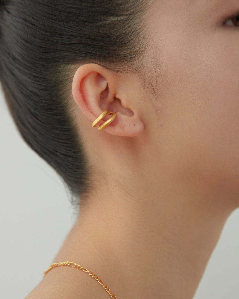 Dear Letterman Earring Matin Gold Ear Cuff