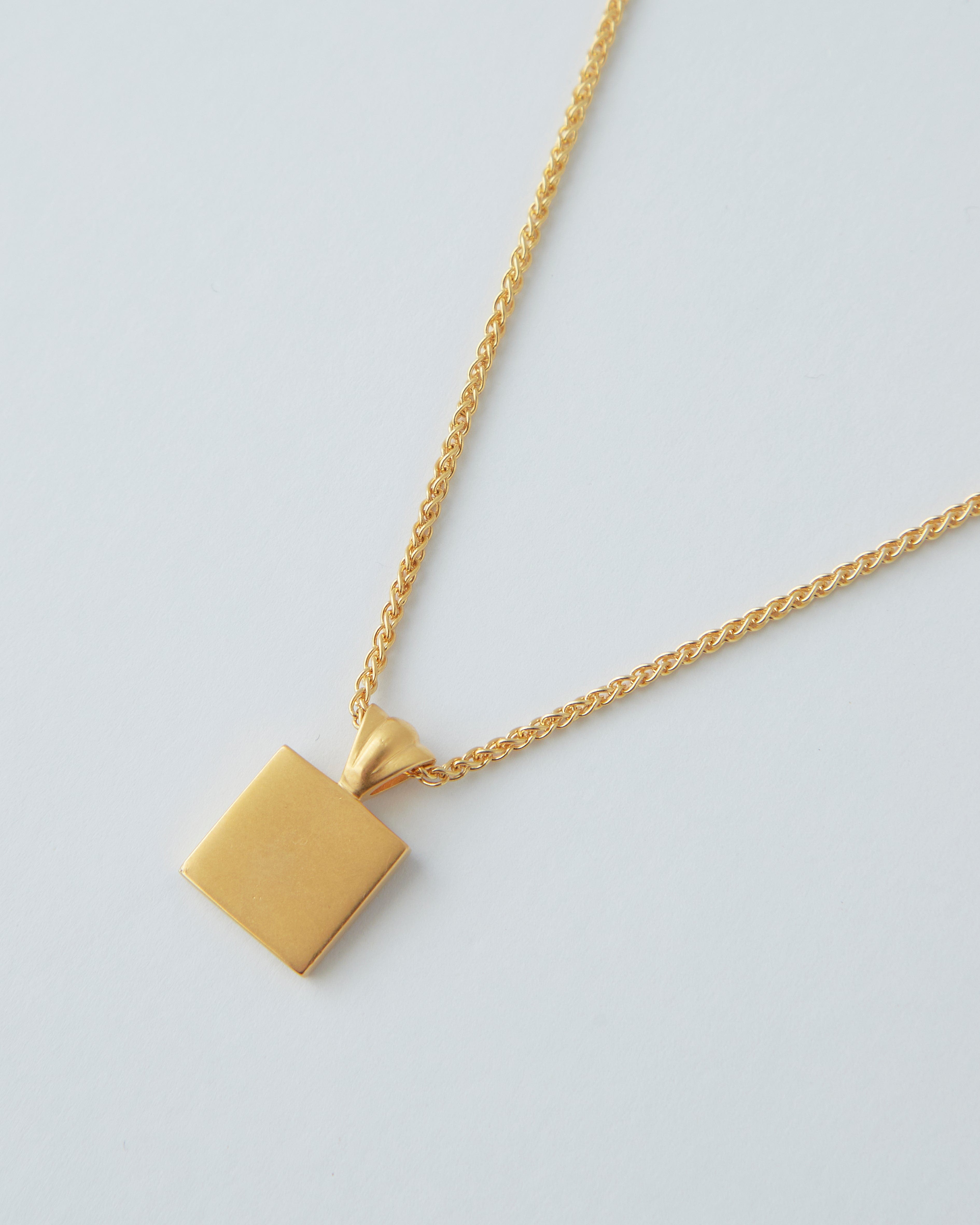 Dear Letterman Necklace Matin Gold Necklace
