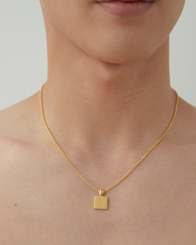 Dear Letterman Necklace Matin Gold Necklace