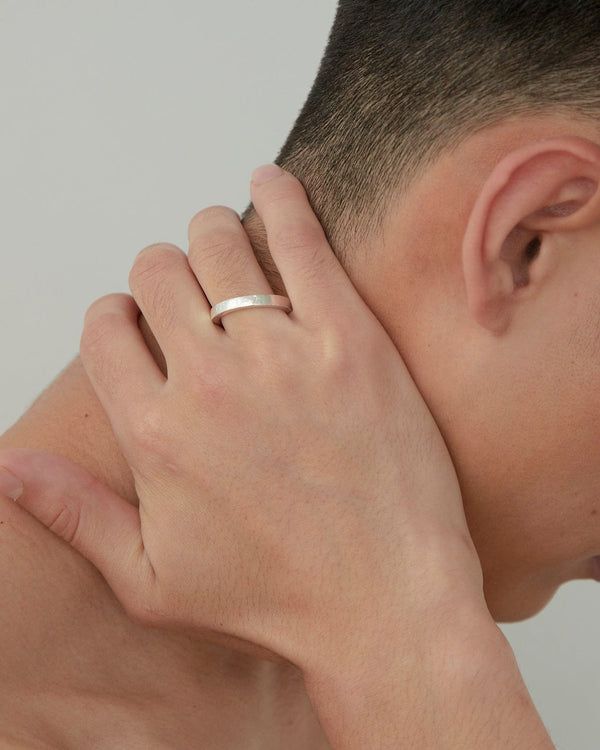 Dear Letterman Ring Miad Silver Ring