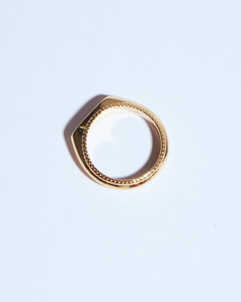 Dear Letterman Ring Mihna Gold Ring