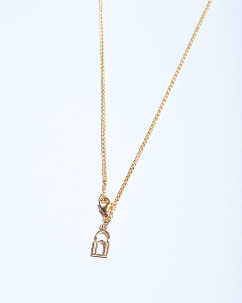Dear Letterman Necklace 50cm Sawa Gold 60 Necklace