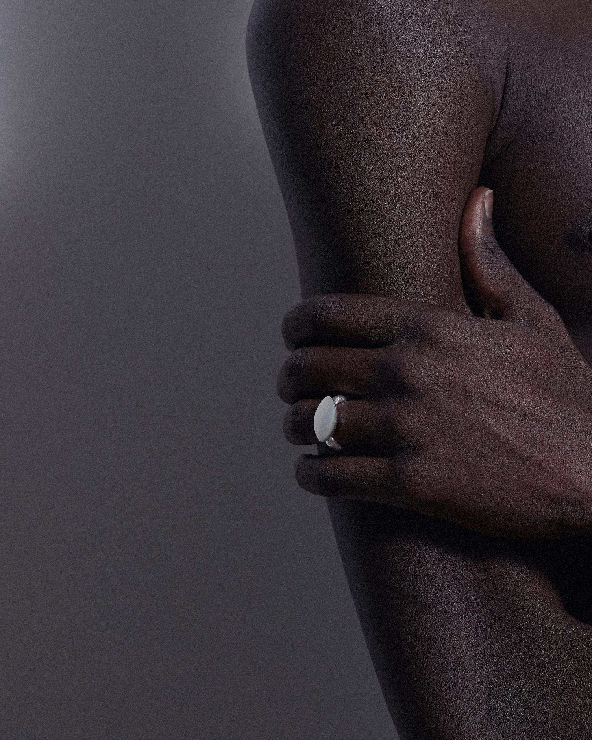 Dear Letterman Ring Wali Silver Ring