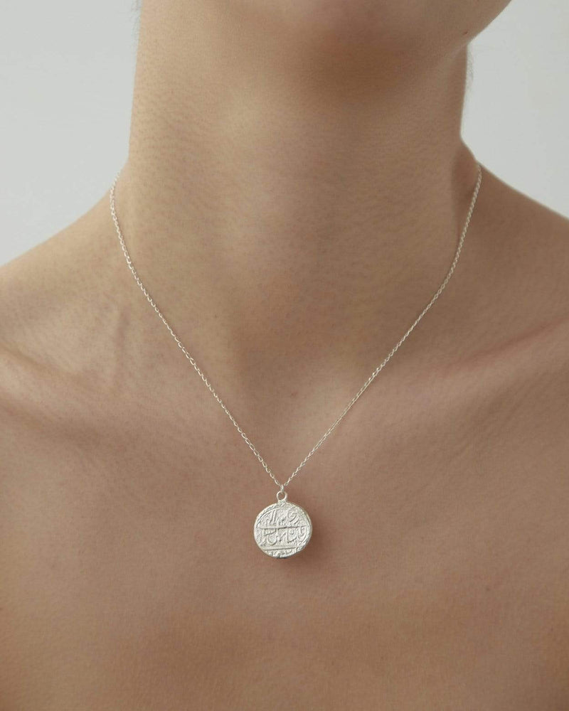 Dear Letterman Necklace Zain Silver Necklace